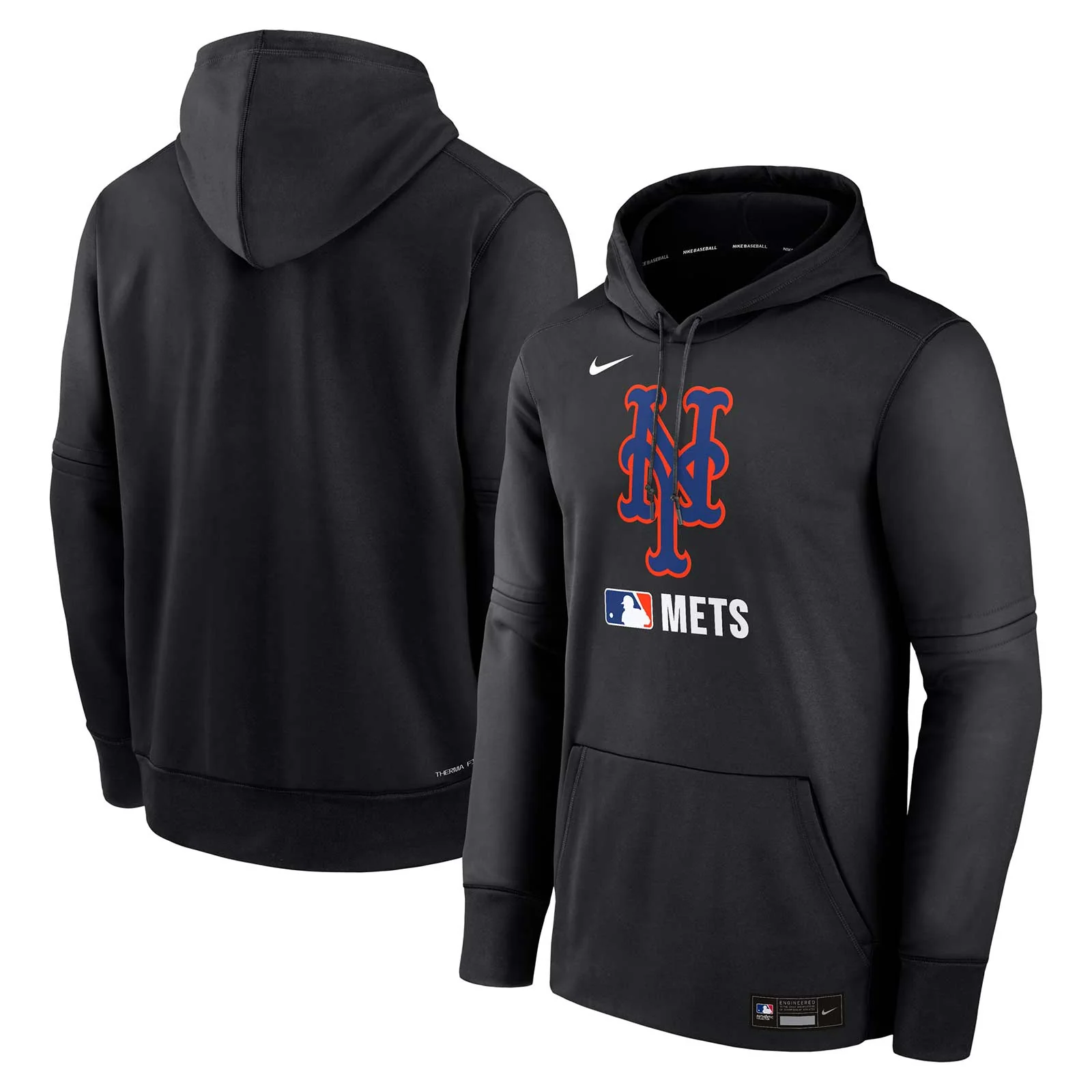 Nike New York Mets 2025 Authentic Classic Pullover Hoodie - Image 3