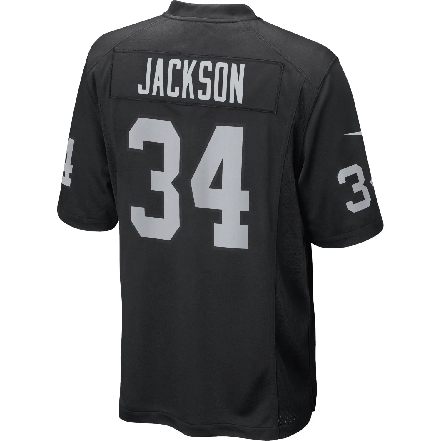 Nike NFL Oakland Raiders Jackson 34 Home Game Jersey - Image 2