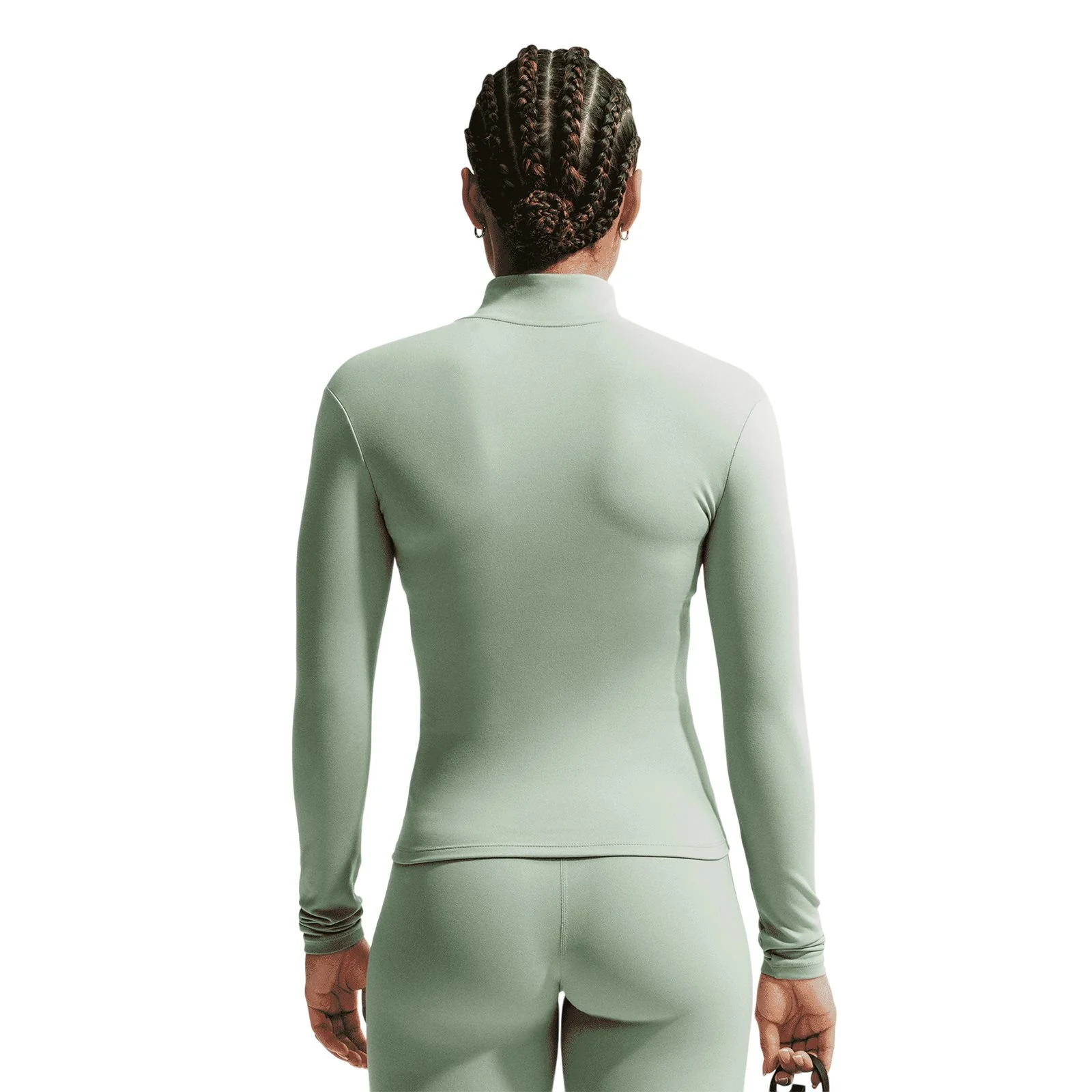 Nike One Fitted Womens Dri-FIT Full-Zip Jacket - Image 2