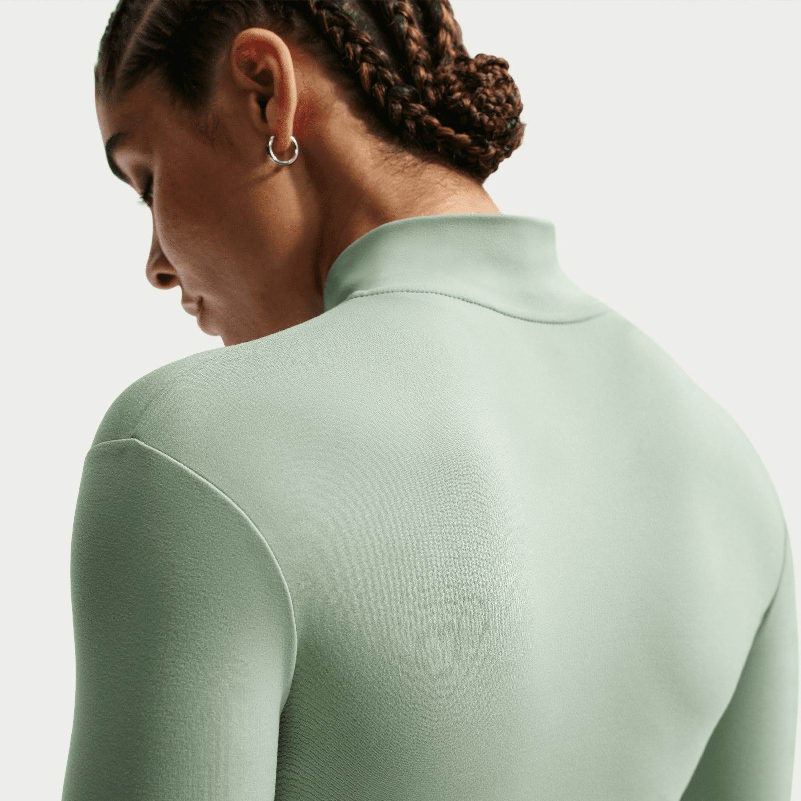 Nike One Fitted Womens Dri-FIT Full-Zip Jacket - Image 4