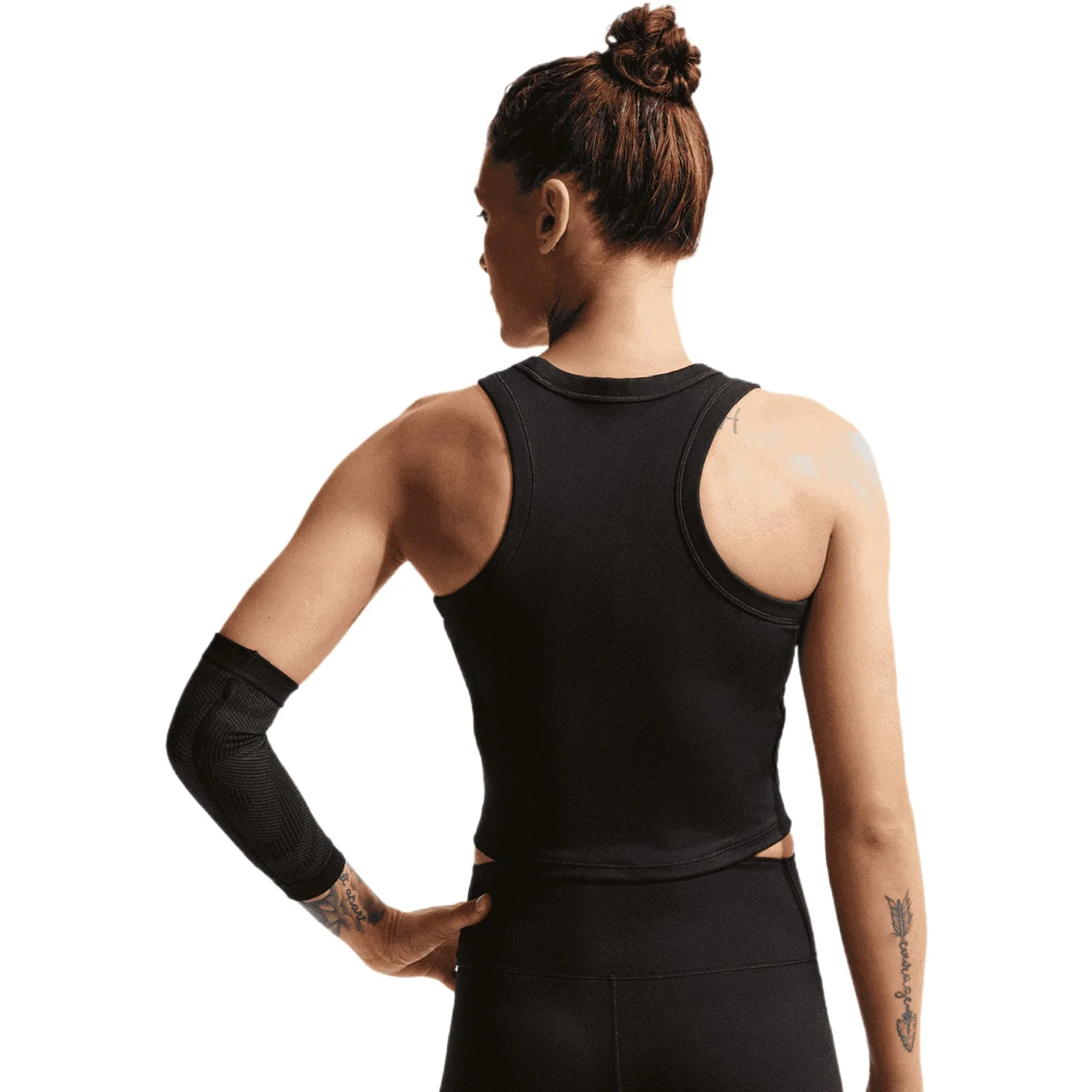 Nike One Fitted Womens Dri-FIT Cropped Tank Top - Image 2