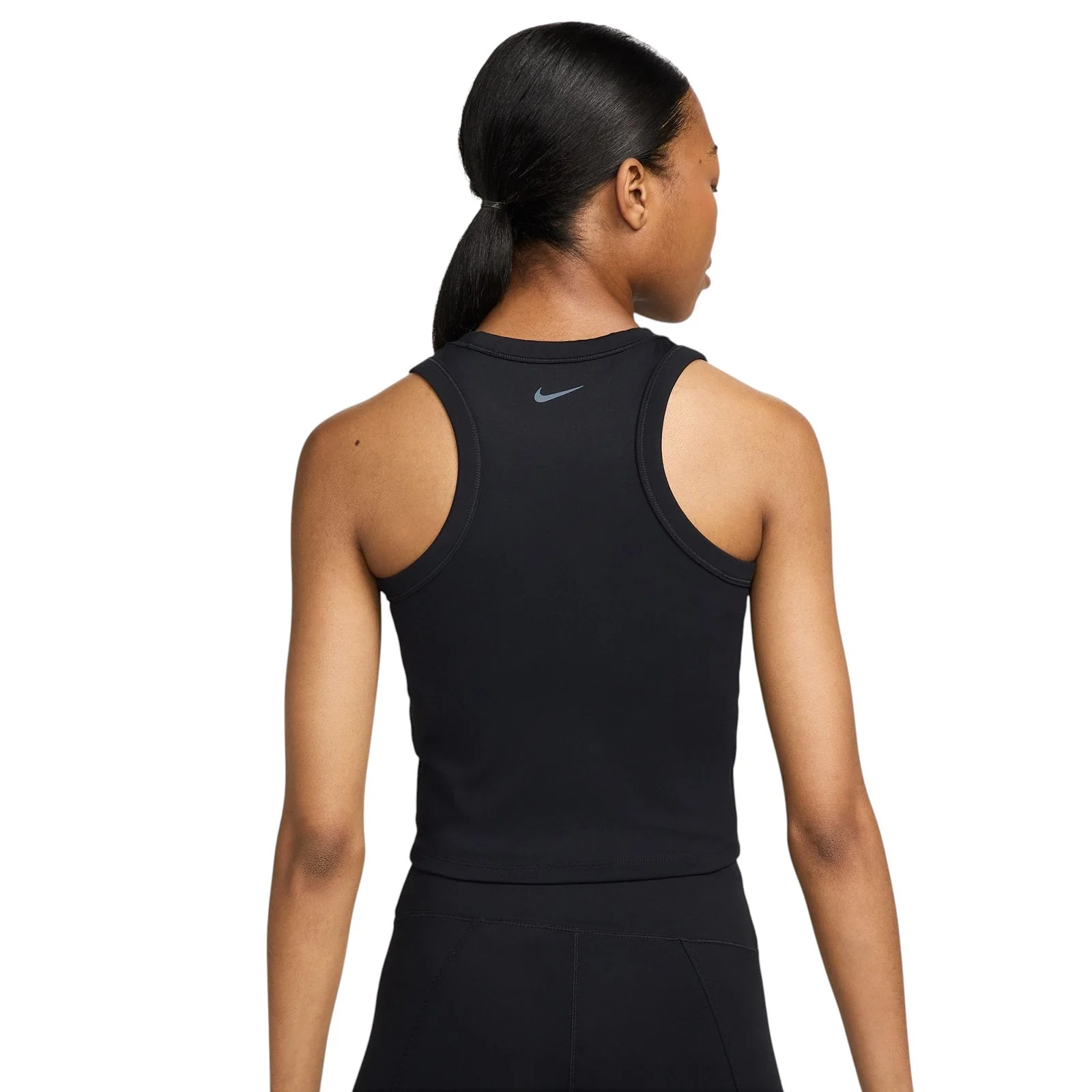 Nike One Fitted Womens Dri-FIT Cropped Tank Top - Image 2