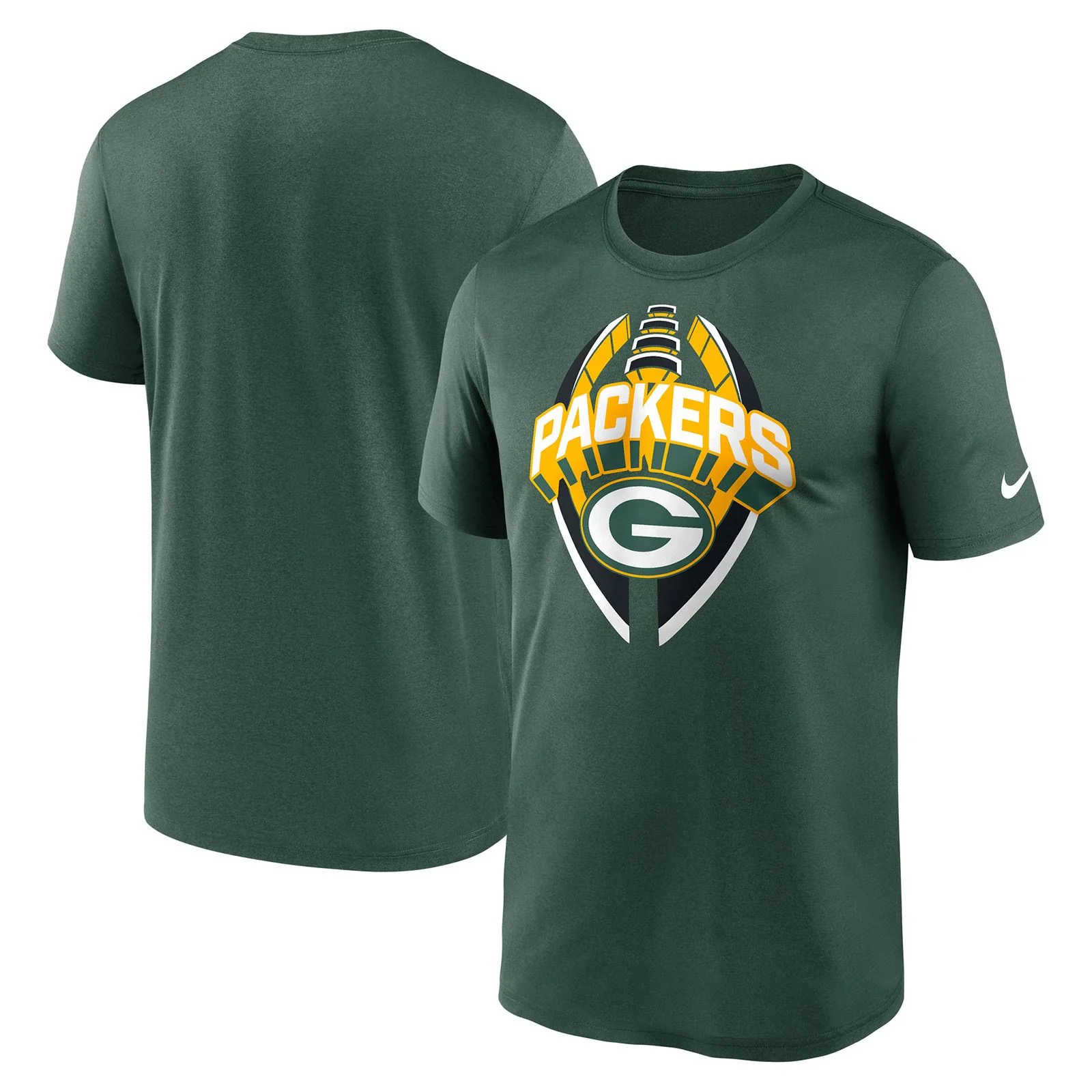 Nike Packers Legend Icon NFL T-Shirt - Green - Image 3