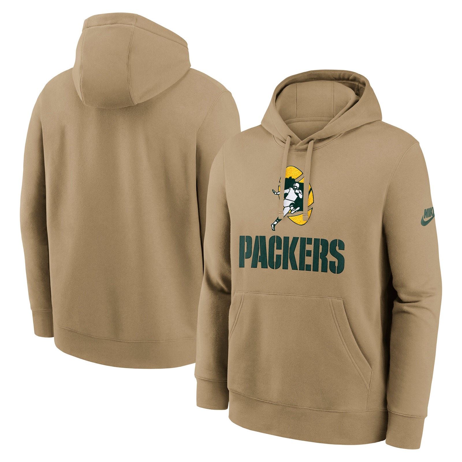 Nike NFL Packers Rewind Club Logo Hoodie - Image 3