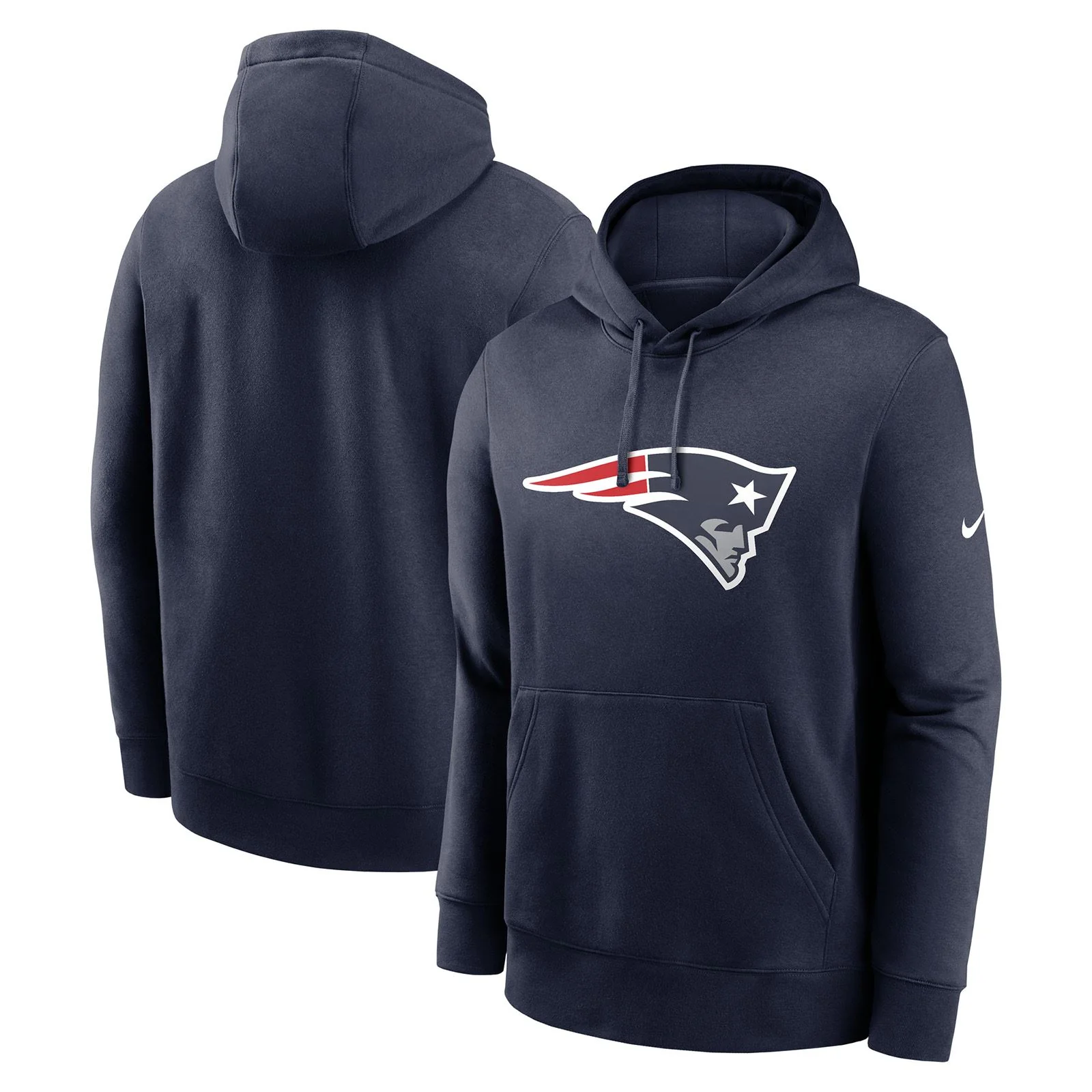 Nike Patriots NFL Club Logo Hoodie - Navy - Image 3