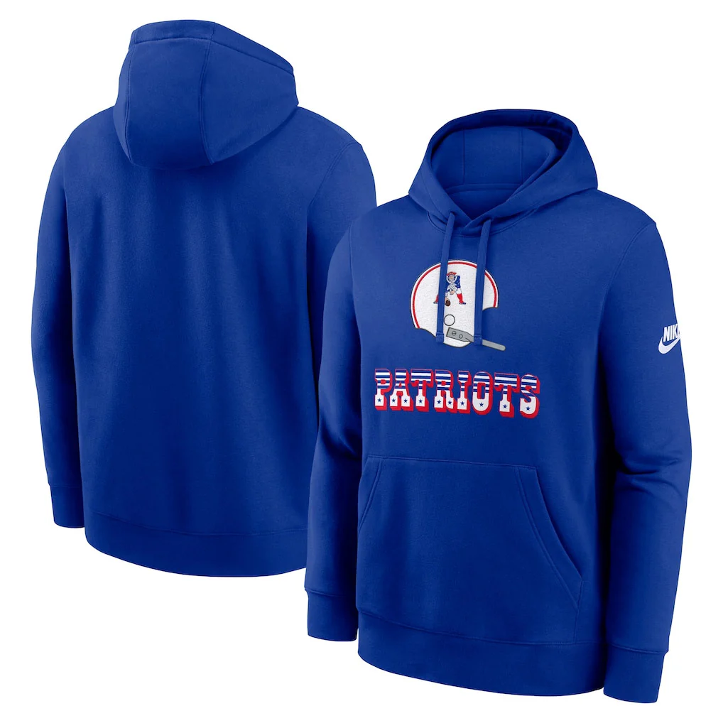 Nike NFL Patriots Rewind Club Logo Hoodie - Image 3