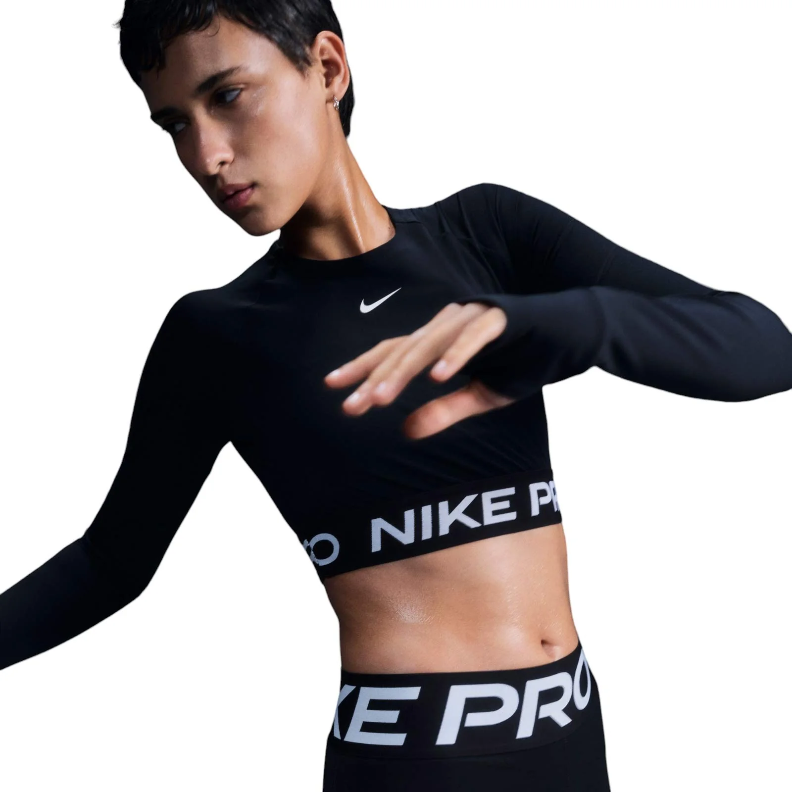 Nike Pro 365 Long Sleeve Womens Top - Image 3
