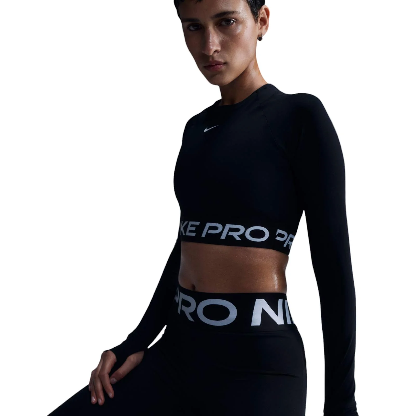 Nike Pro 365 Long Sleeve Womens Top - Image 4