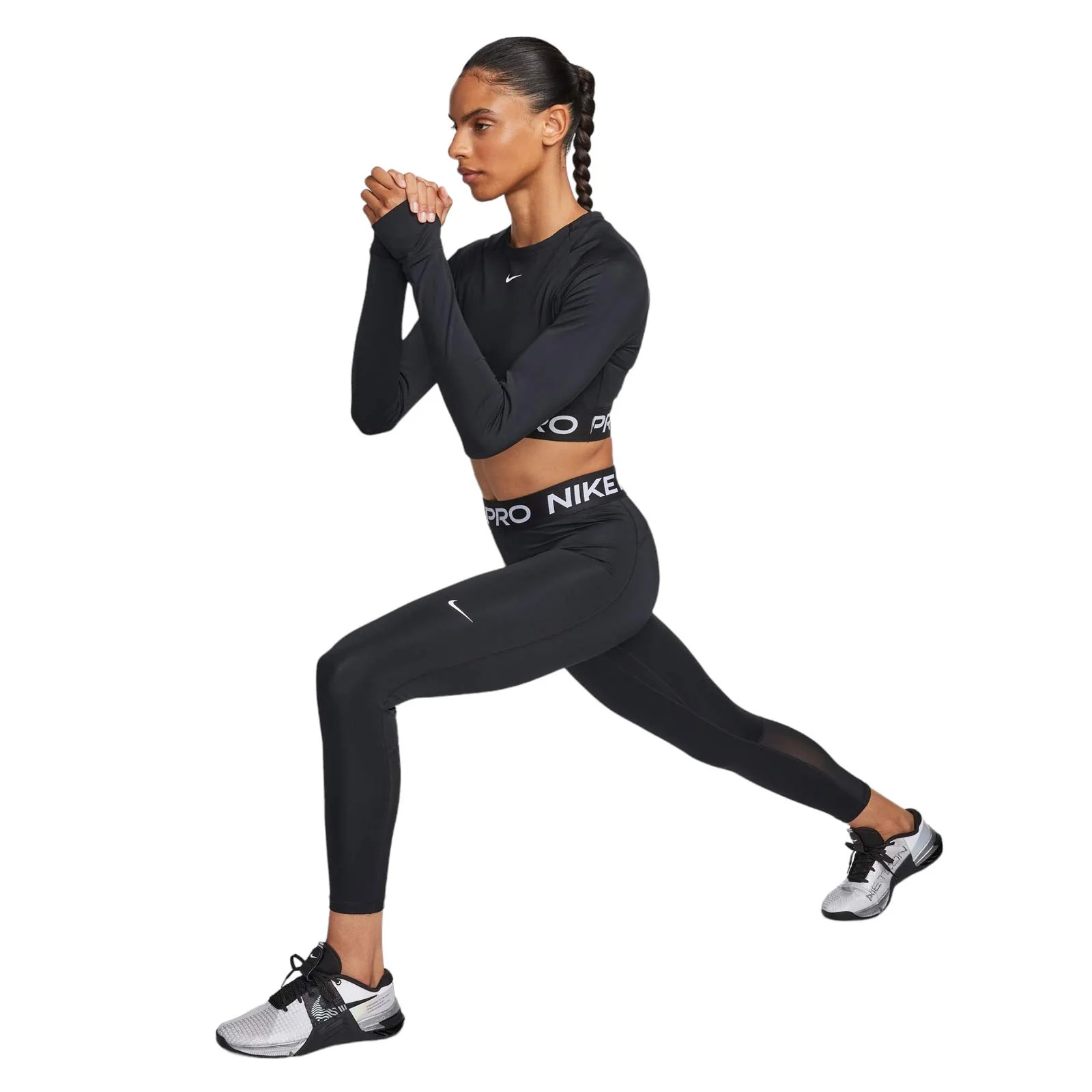 Nike Pro 365 Long Sleeve Womens Top - Image 7