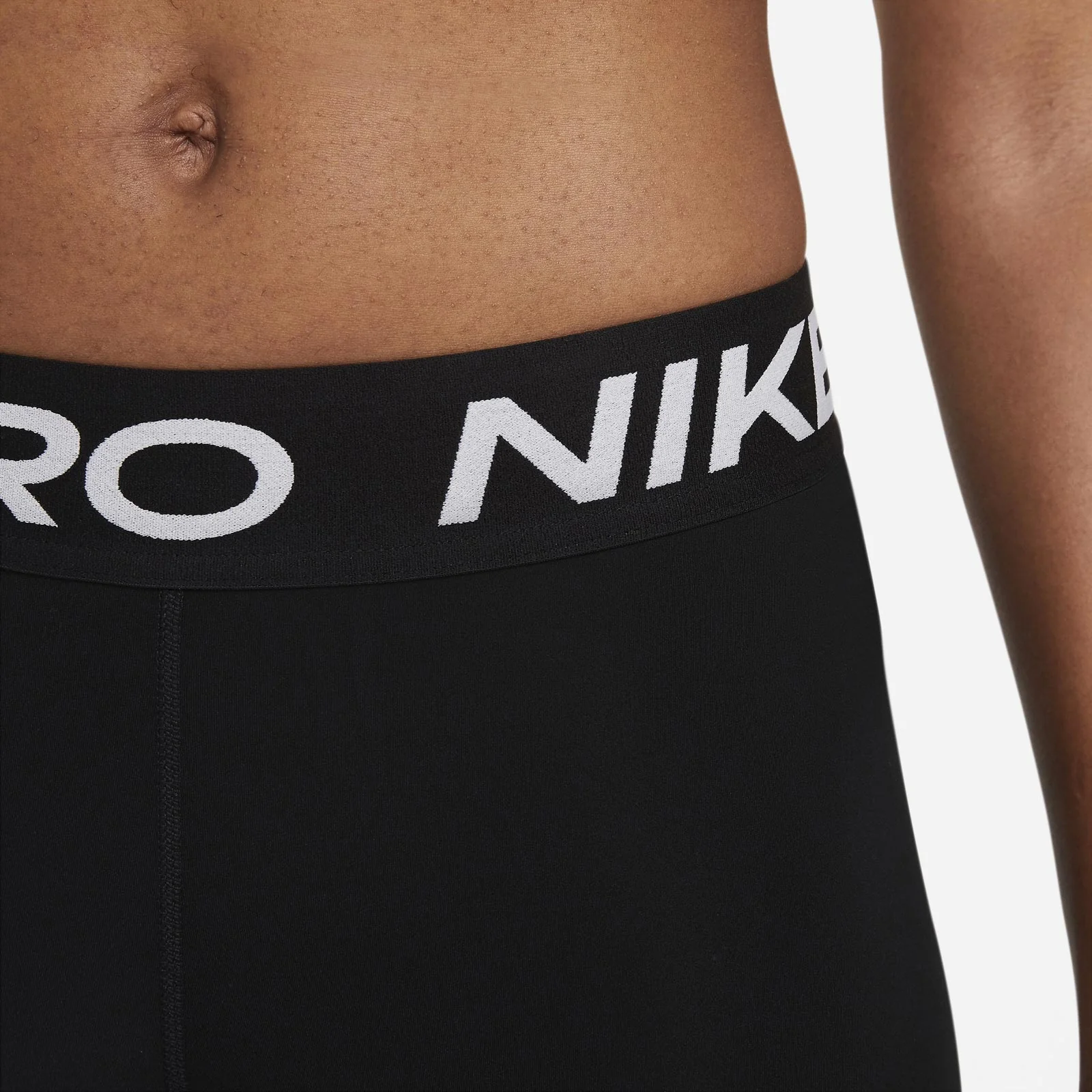 Nike Pro Womens Mid-Rise Mesh-Paneled Tights - Image 3