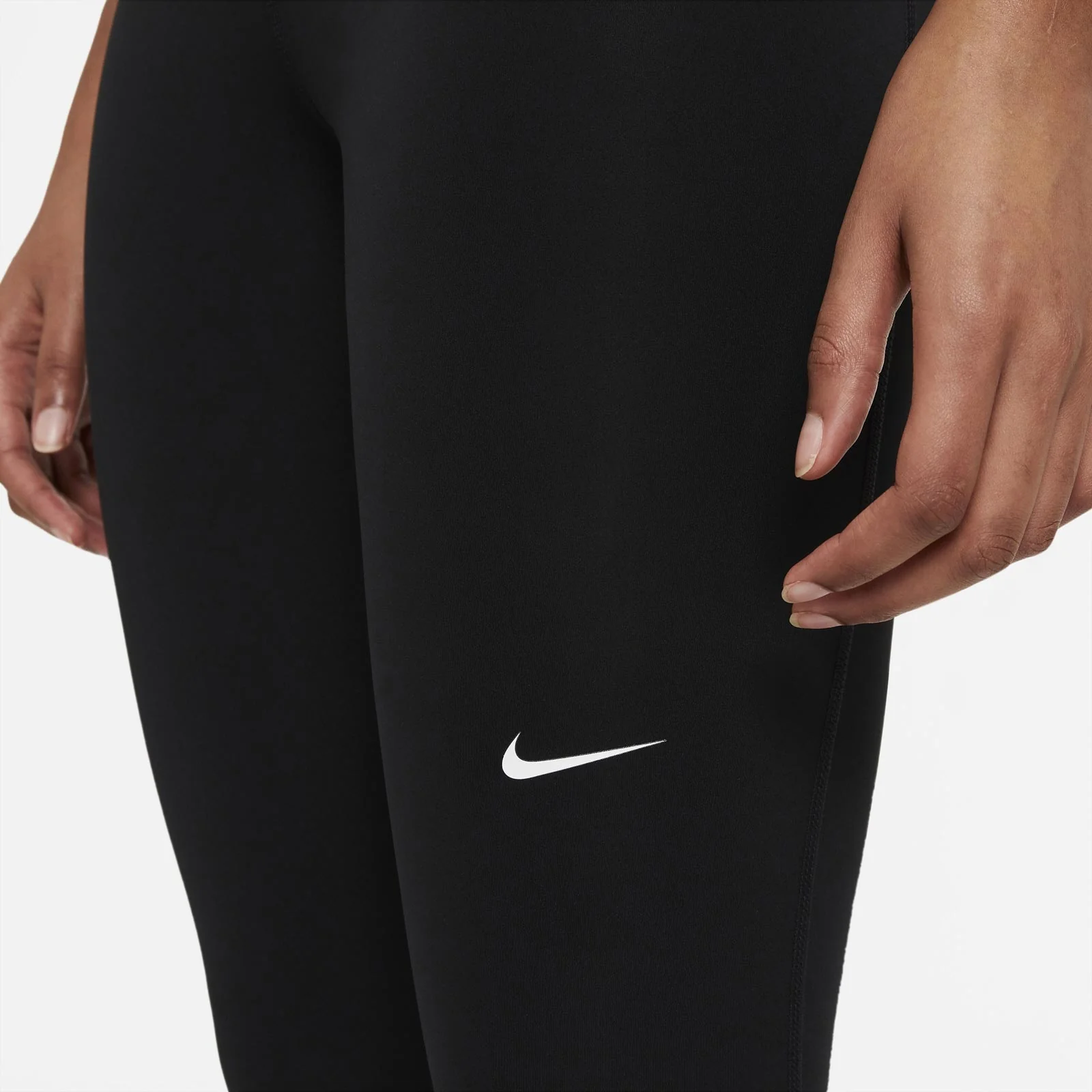 Nike Pro Womens Mid-Rise Mesh-Paneled Tights - Image 4