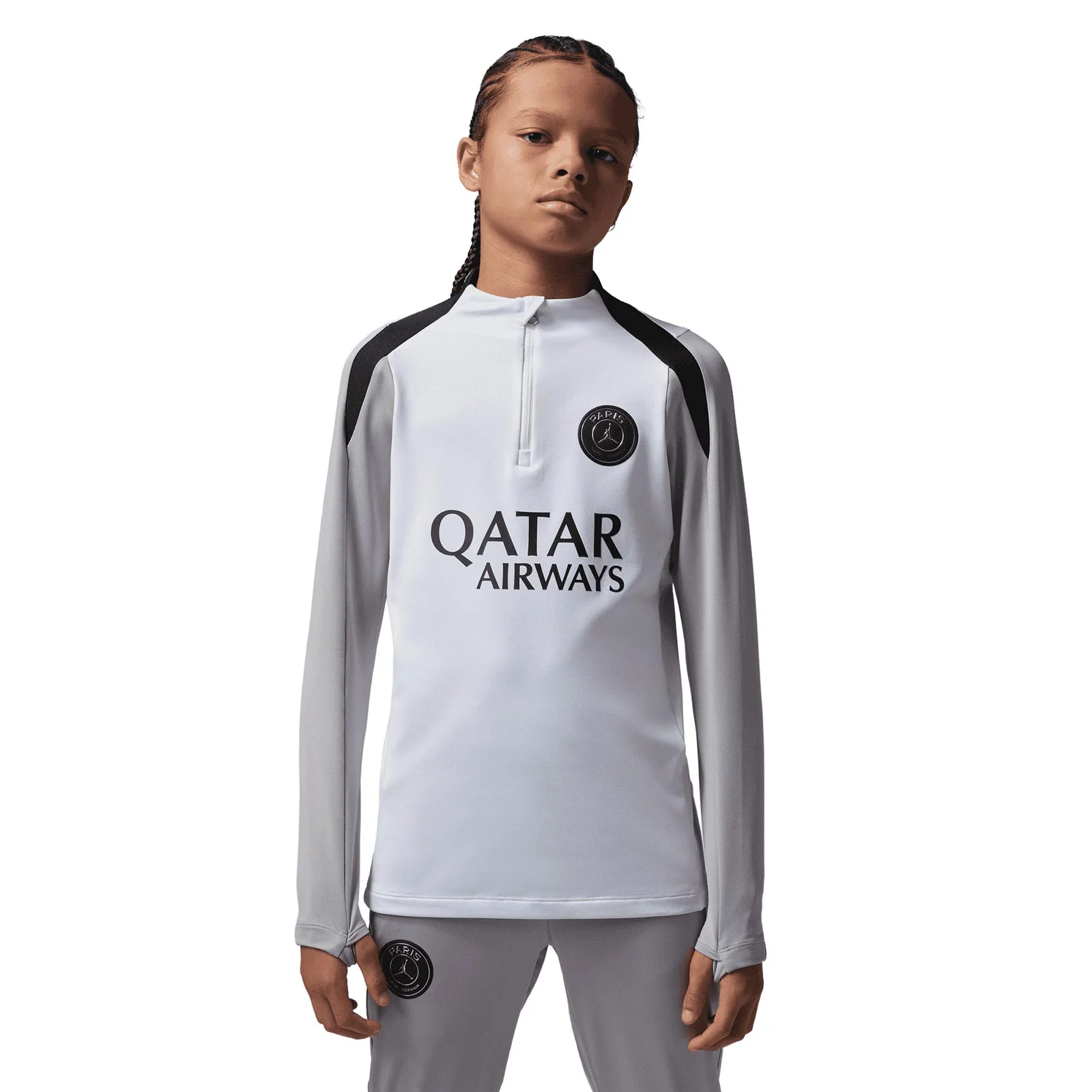 Nike Jordan Paris Saint-Germain Strike Night Edition Kids Dri-FIT Soccer Knit Drill Top