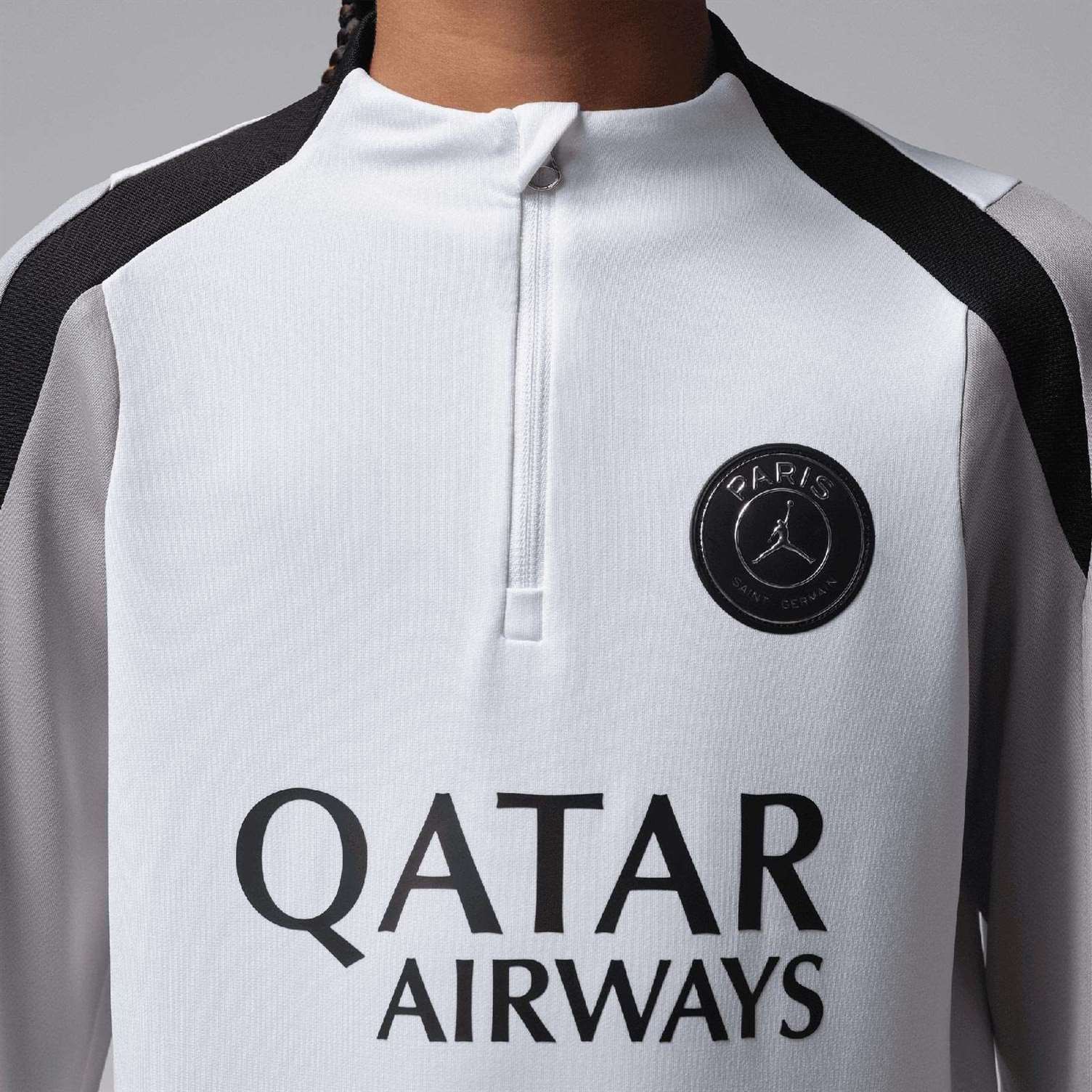 Nike Jordan Paris Saint-Germain Strike Night Edition Kids Dri-FIT Soccer Knit Drill Top - Image 4