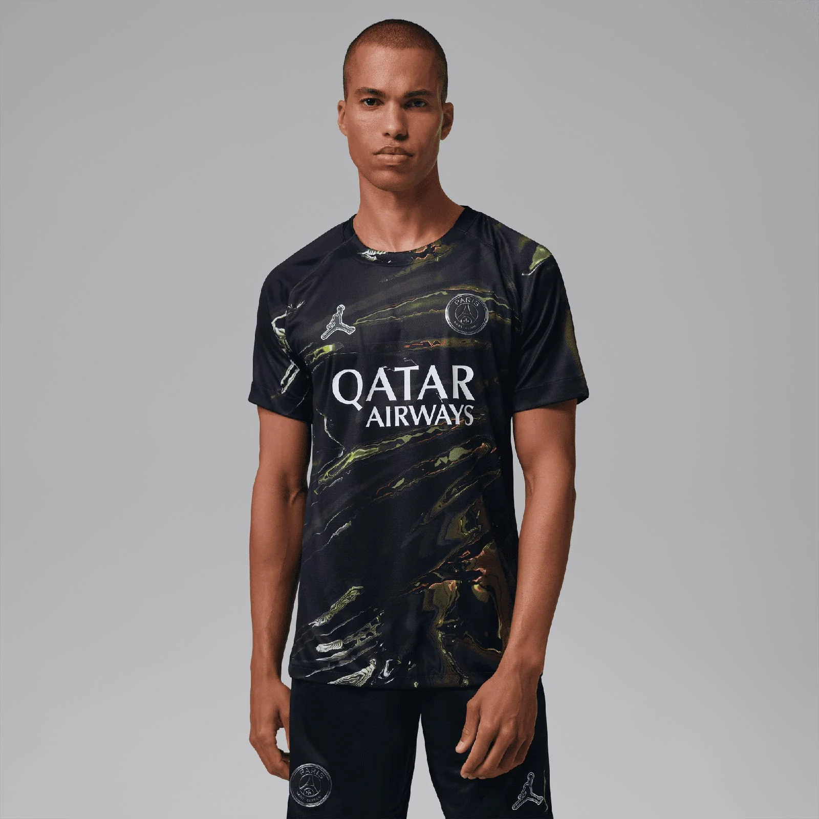 Nike Jordan Paris Saint-Germain 2026 Stadium Night Edition Mens Dri-FIT Soccer Replica Jersey - Image 7