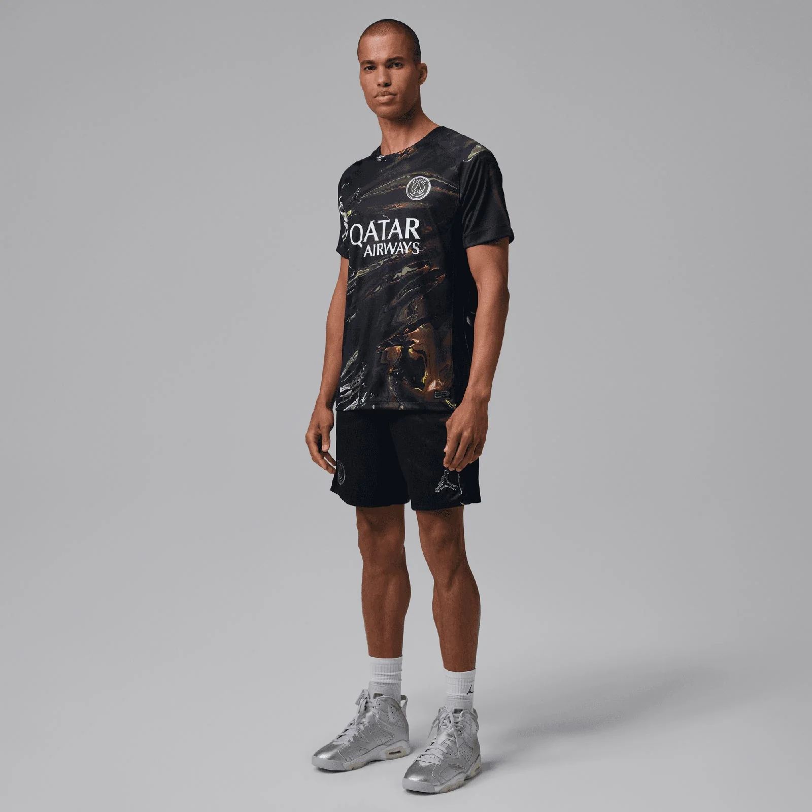 Nike Jordan Paris Saint-Germain 2026 Stadium Night Edition Mens Dri-FIT Soccer Replica Jersey - Image 9