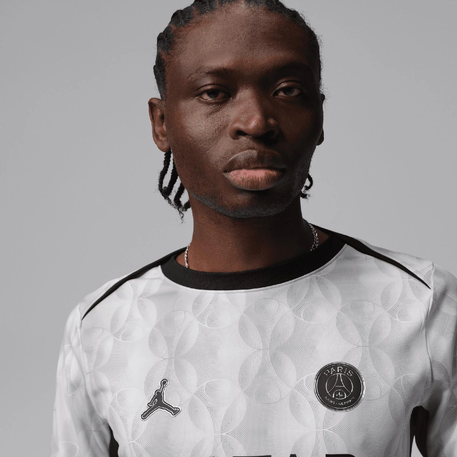 Nike Jordan Paris Saint-Germain Academy Pro Night Edition Mens Dri-FIT Soccer Long-Sleeve Pre-Match Top - Image 3