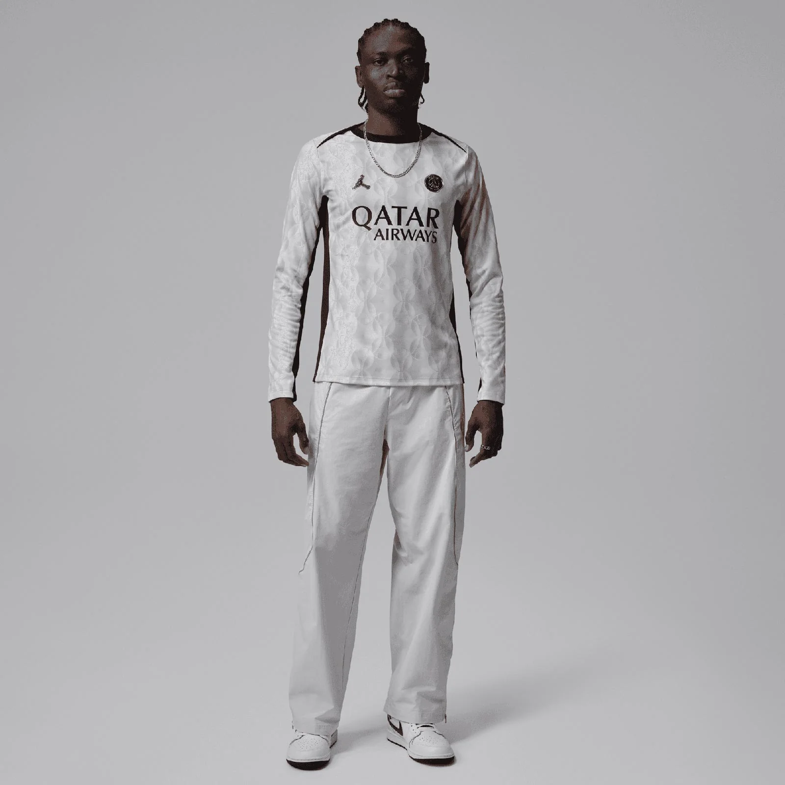 Nike Jordan Paris Saint-Germain Academy Pro Night Edition Mens Dri-FIT Soccer Long-Sleeve Pre-Match Top - Image 7