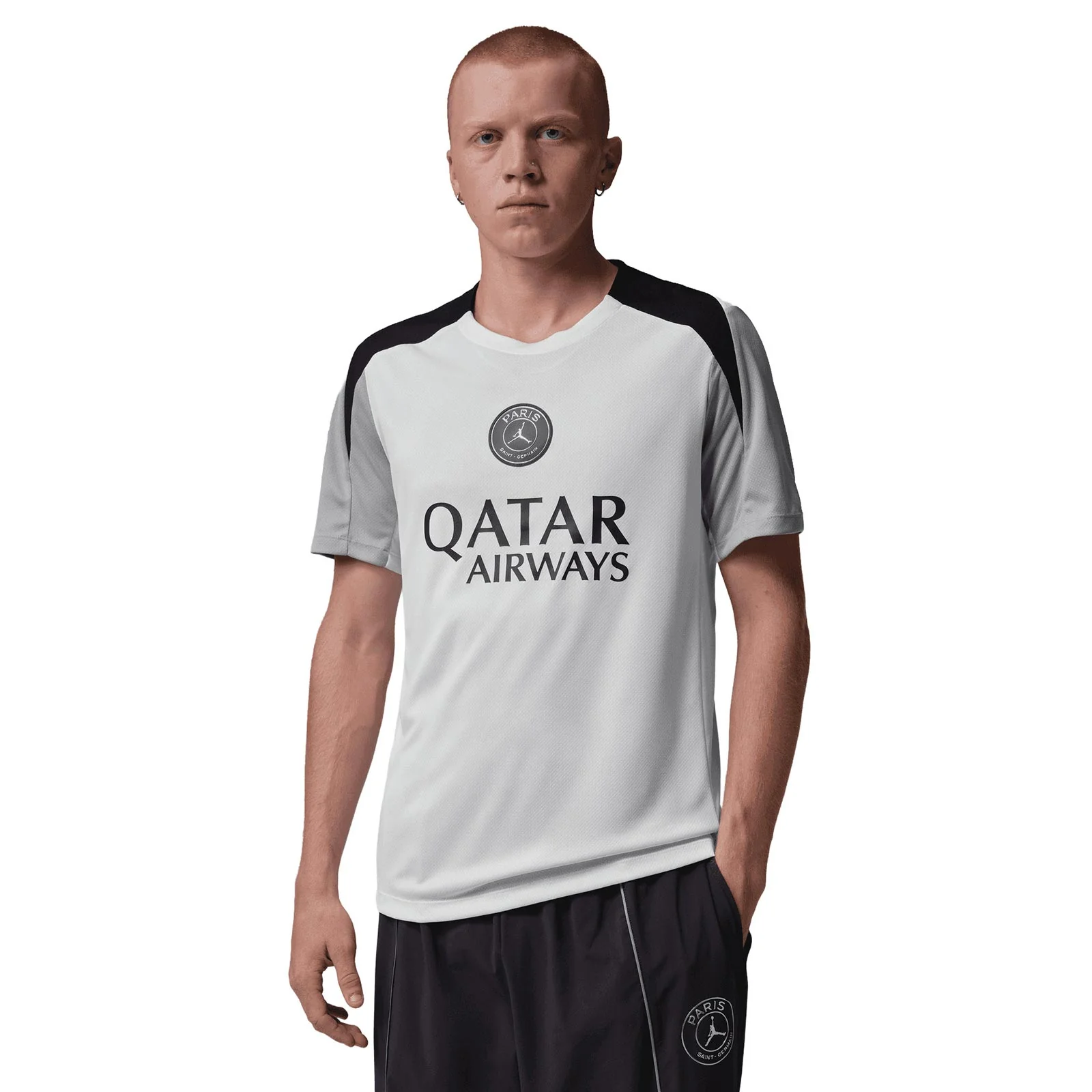 Nike Jordan Paris Saint-Germain Strike Night Edition Mens Dri-FIT Soccer Short-Sleeve Knit Top