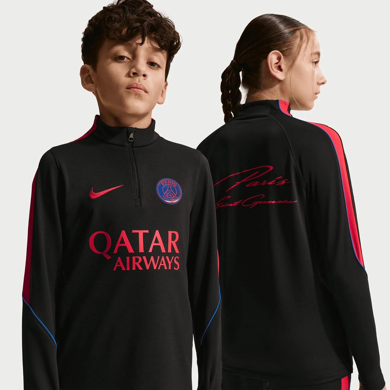 Nike Paris Saint-Germain 2026 Strike Kids Dri-FIT Soccer Knit Drill Top - Image 3