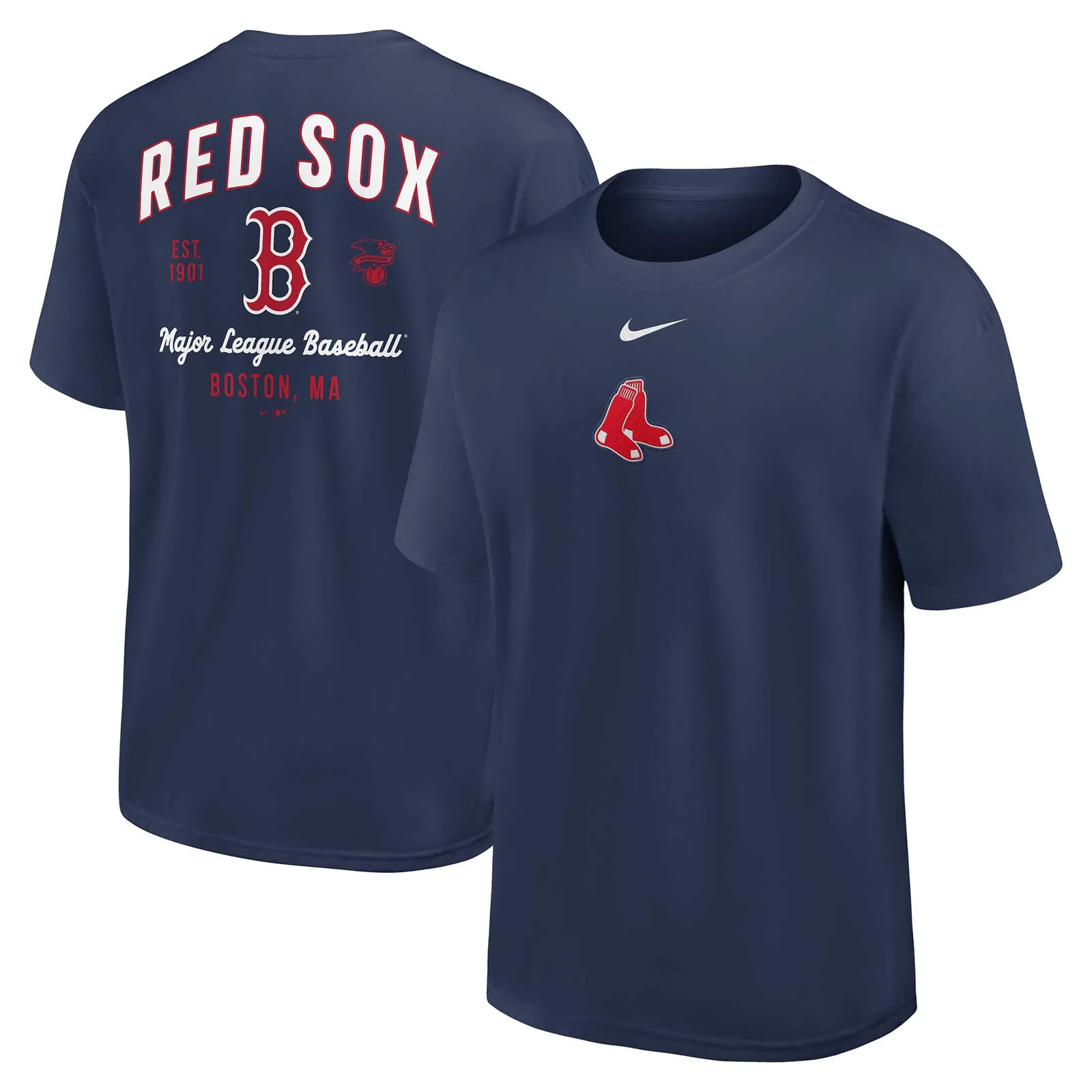 Nike Boston Red Sox Max 90 T-Shirt - Image 3