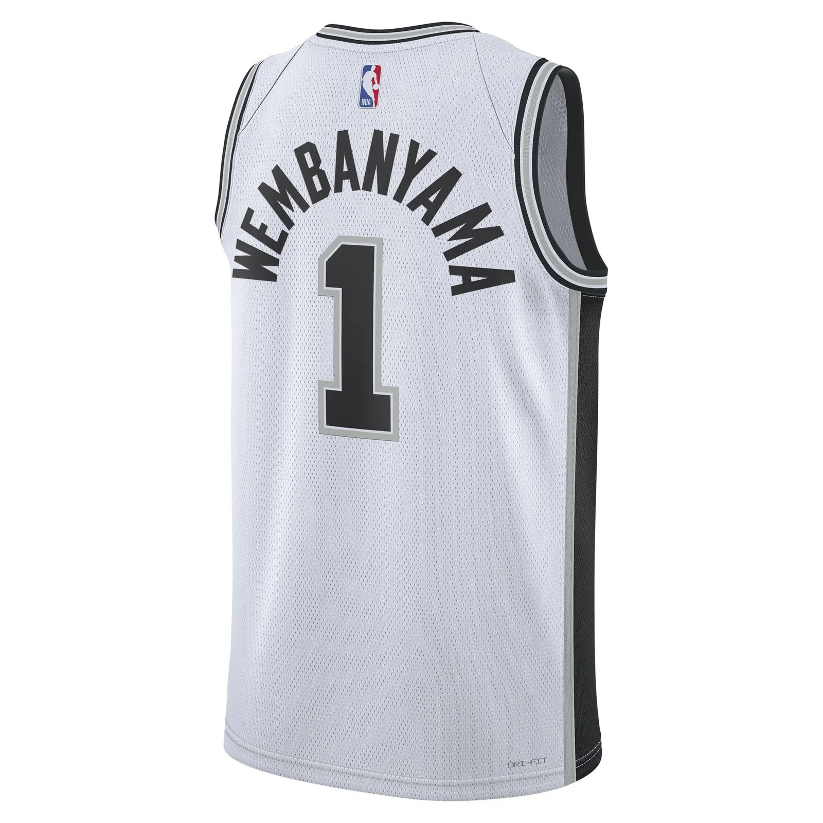 Nike San Antonio Spurs Wembanyama 1 Association Edition Mens NBA Jersey - Image 2