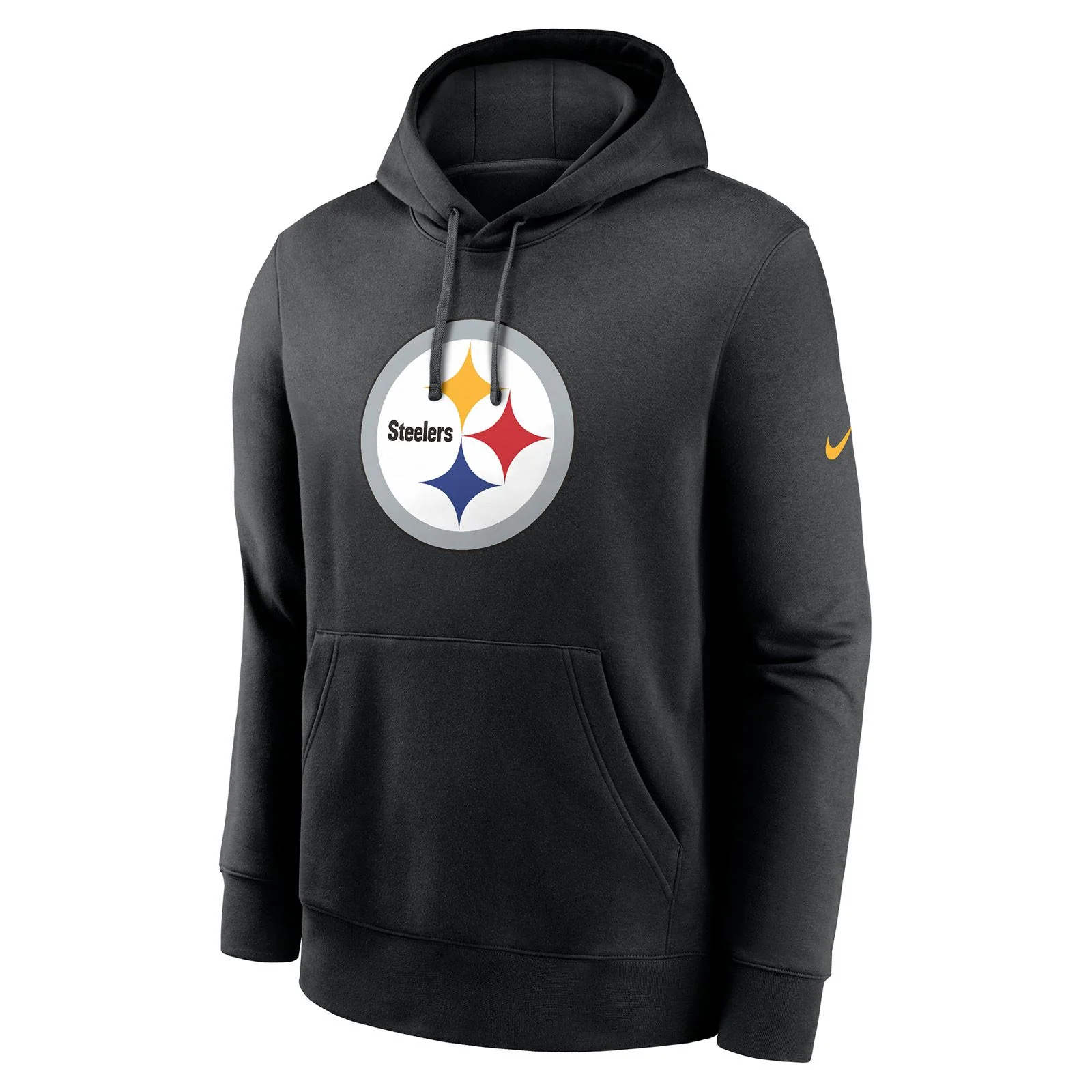 Nike Steelers NFL Club Logo Hoodie - Black