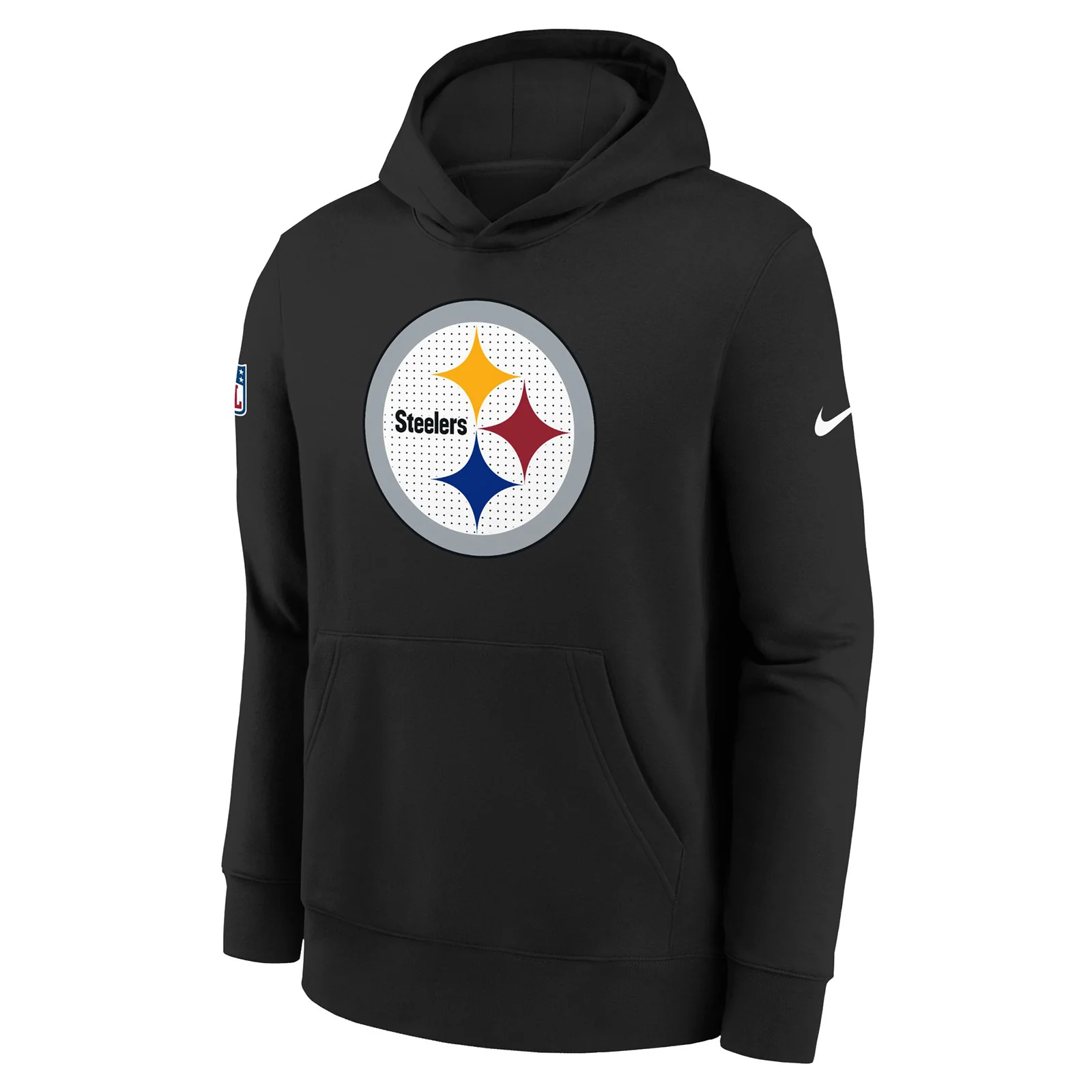Nike Steelers Fleece Kids Hoodie - Black