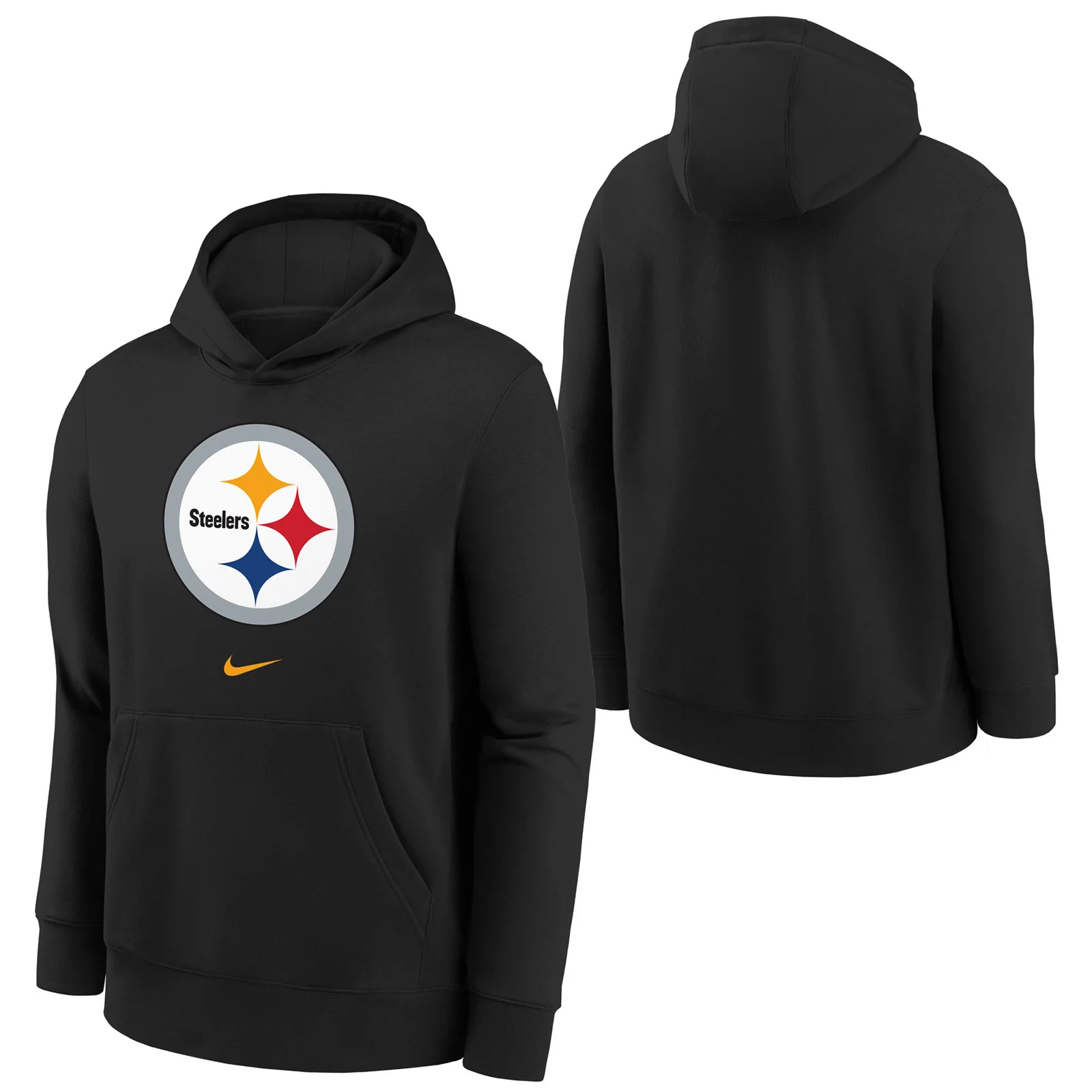 Nike Steelers Logo Pullover Kids Hoodie - Image 3