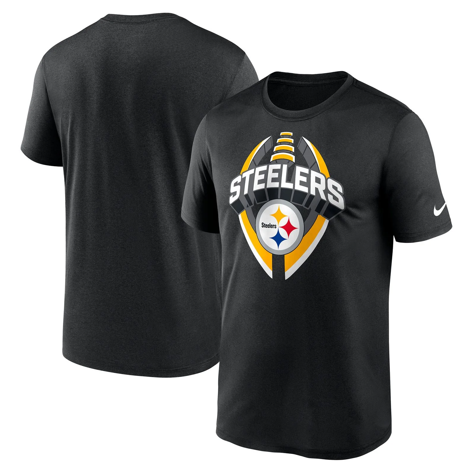 Nike Steelers Legend Icon NFL T-Shirt - Black - Image 3