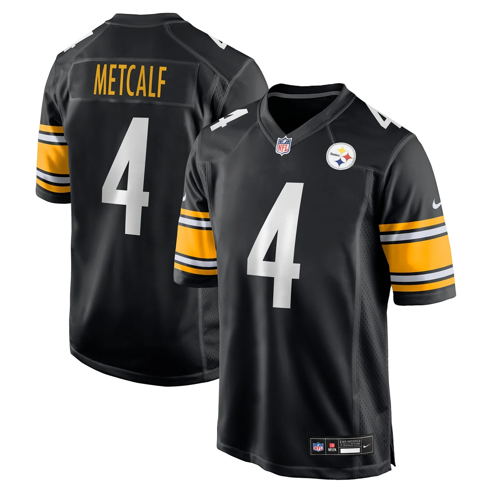 Nike NFL Steelers Mecalf 4 Home Game Jersey - Image 3
