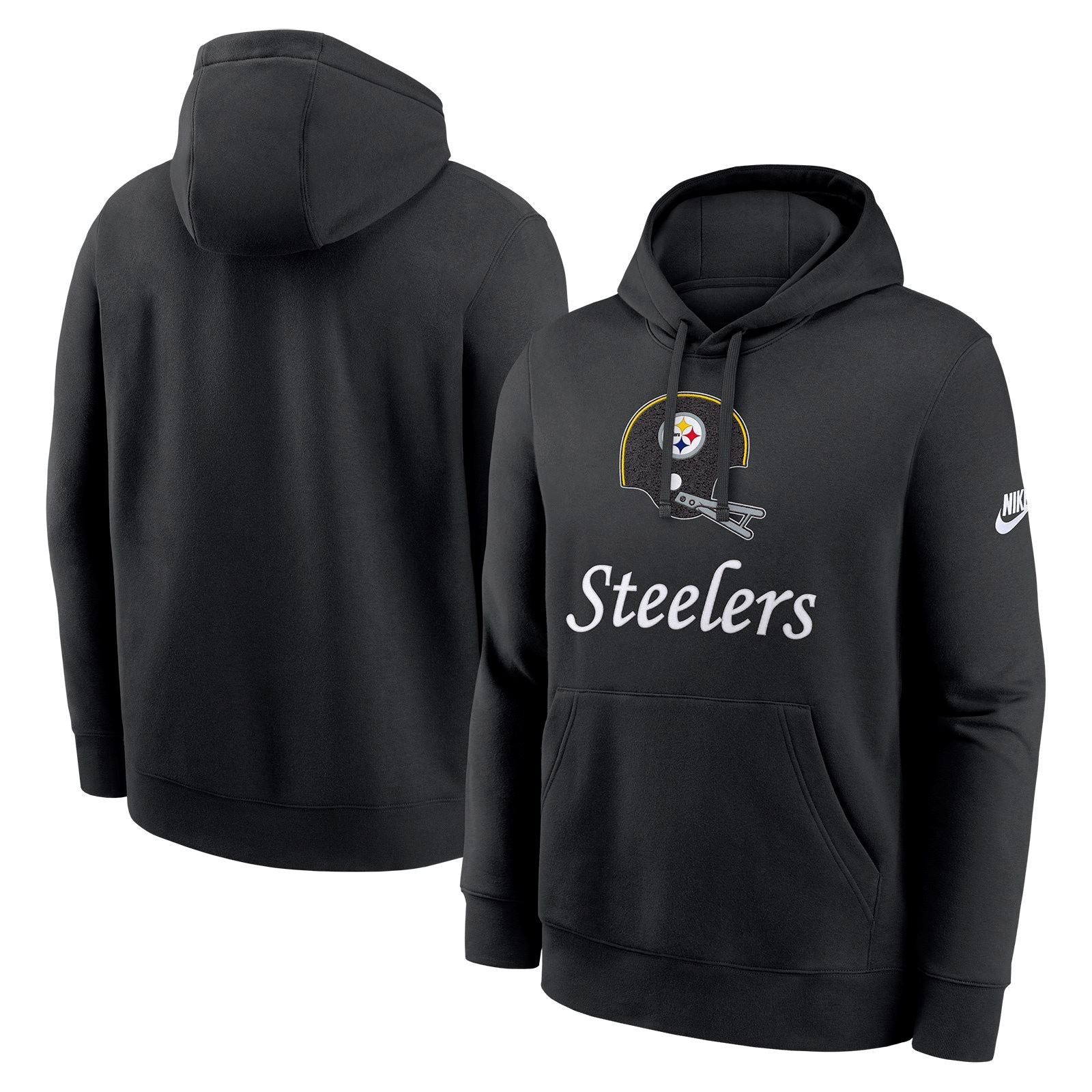 Nike NFL Steelers Rewind Club Logo Hoodie - Image 3