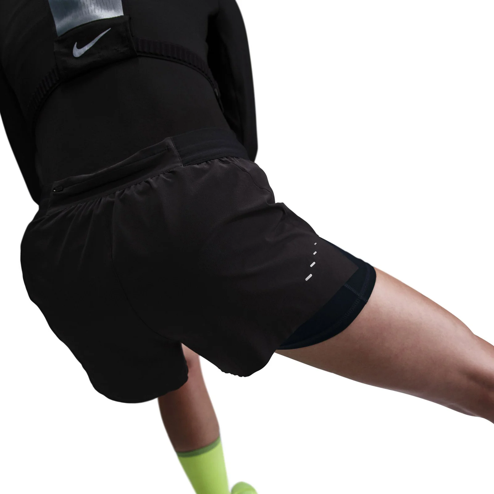 Nike Swift Womens Dri-FIT Mid-Rise 2-in-1 Running Shorts - Image 2