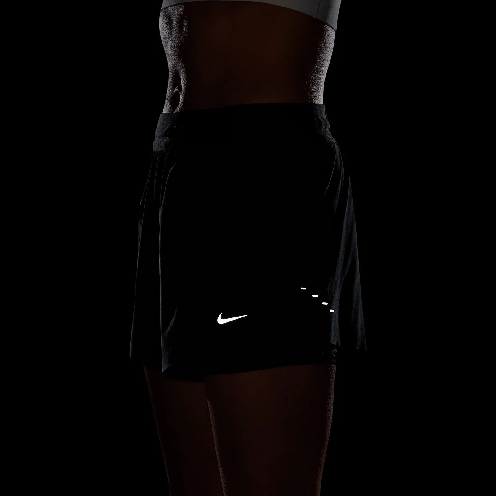 Nike Swift Womens Dri-FIT Mid-Rise 2-in-1 Running Shorts - Image 5