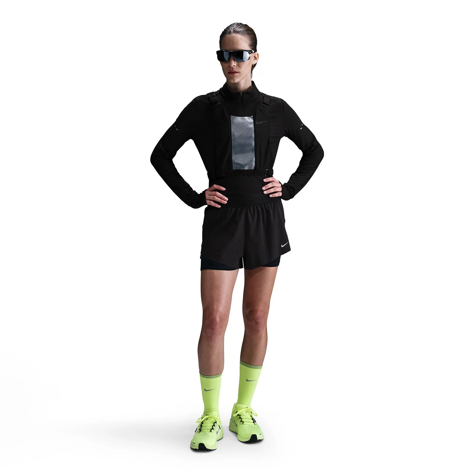 Nike Swift Womens Dri-FIT Mid-Rise 2-in-1 Running Shorts - Image 6