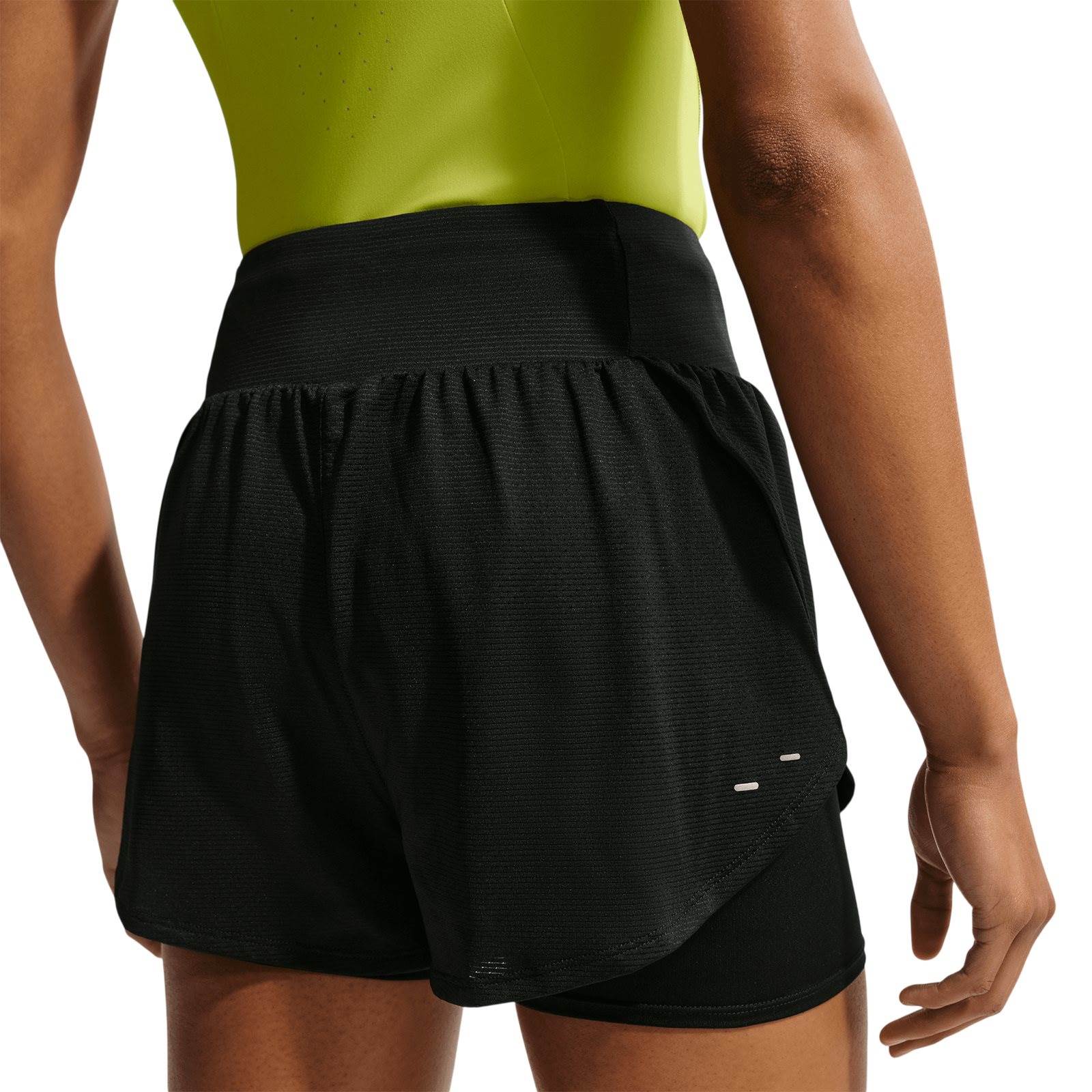 Nike Tempo Flow Womens Dri-FIT Mesh 2-in-1 Running Shorts - Image 2