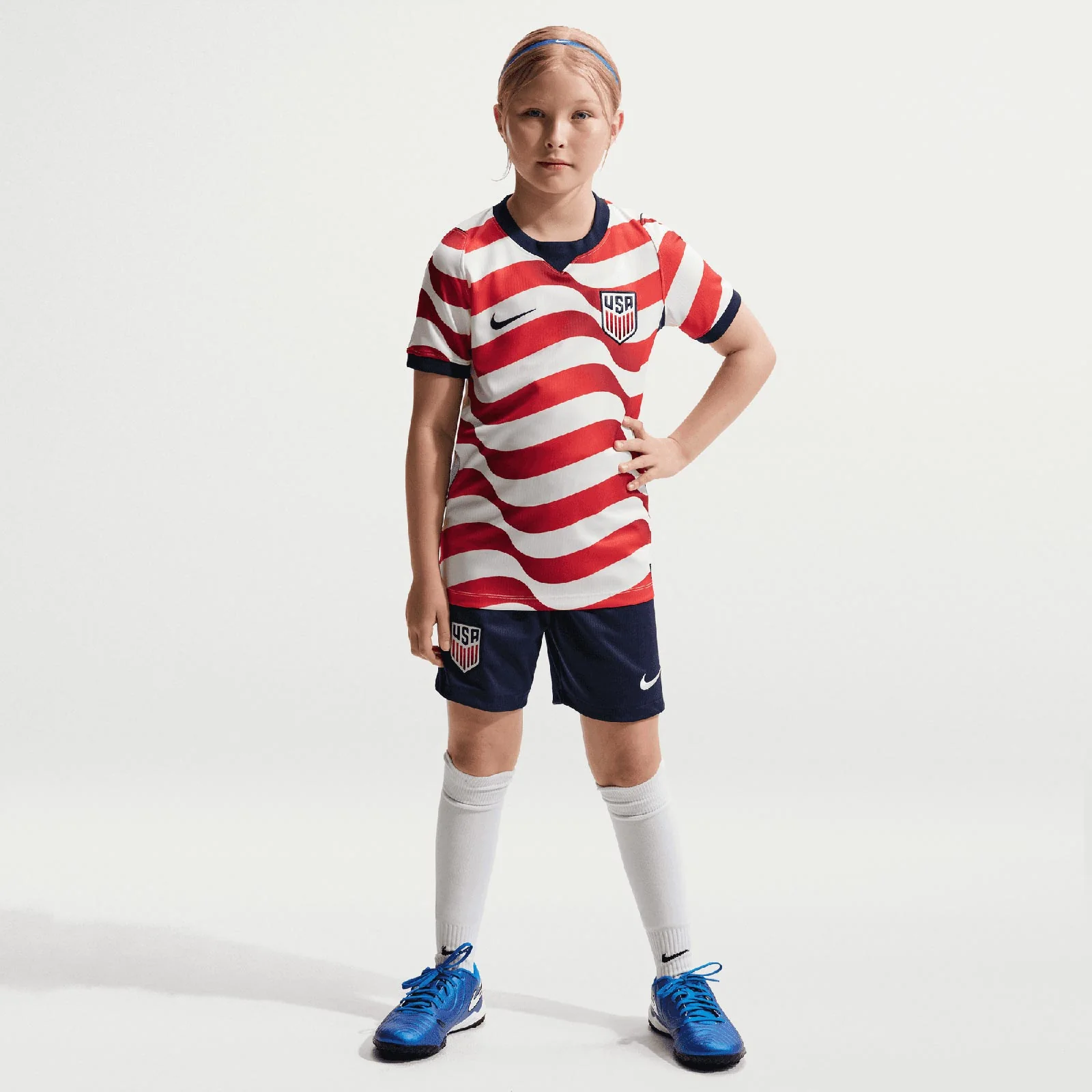 Nike USA 2026 World Cup Home Kids Dri-FIT Soccer Replica Jersey - Image 7