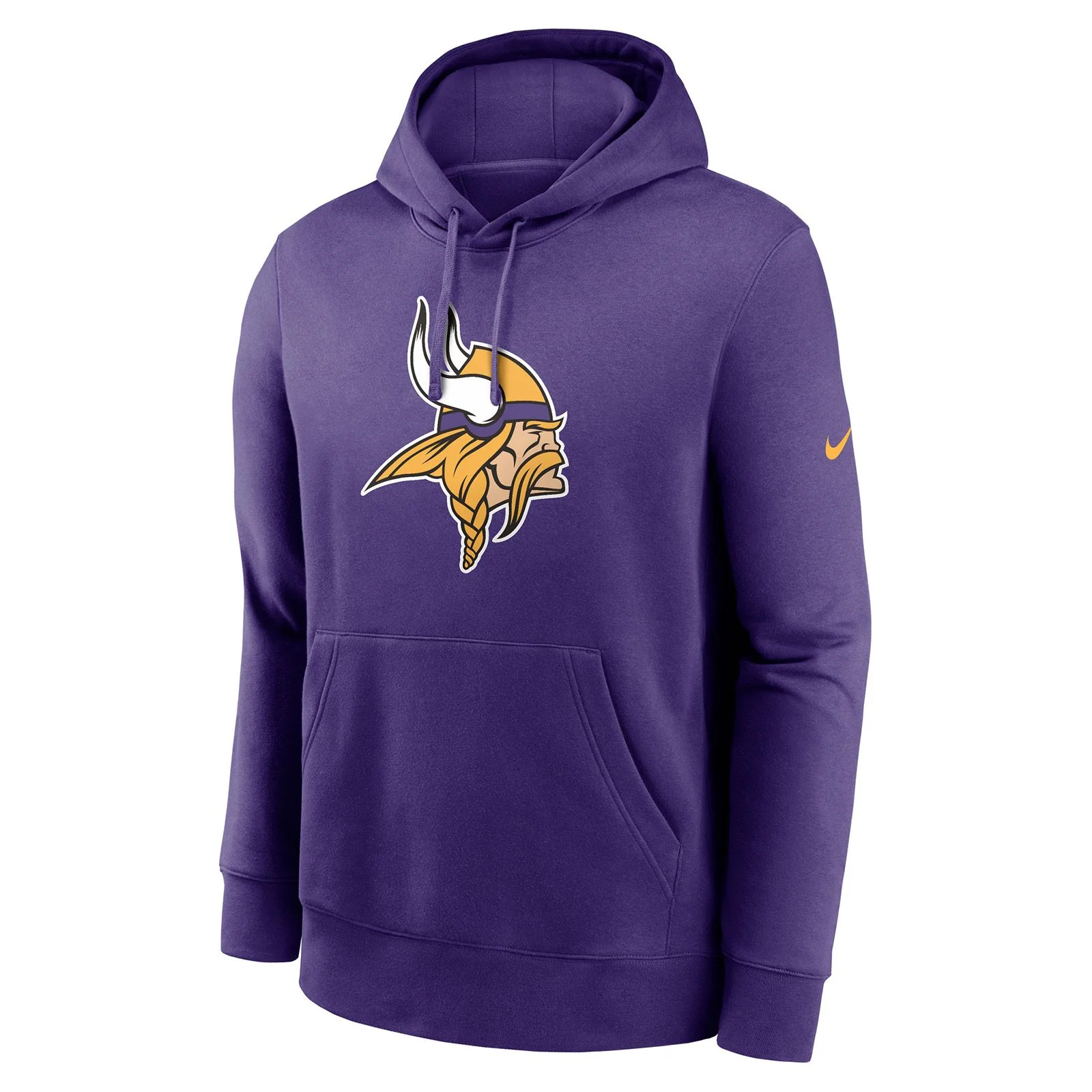 Nike Vikings NFL Club Logo Hoodie - Purple