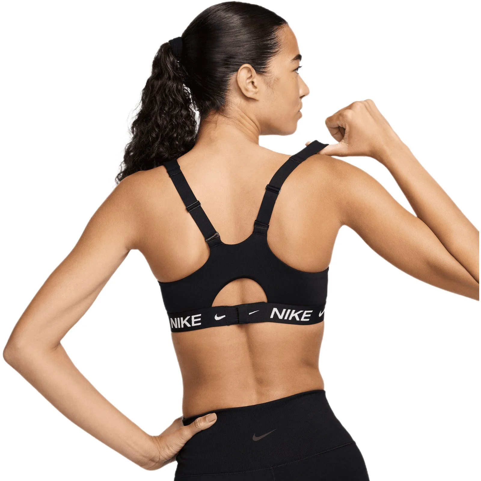 Nike Indy High Support Womens Padded Adjustable Sports Bra - Image 2