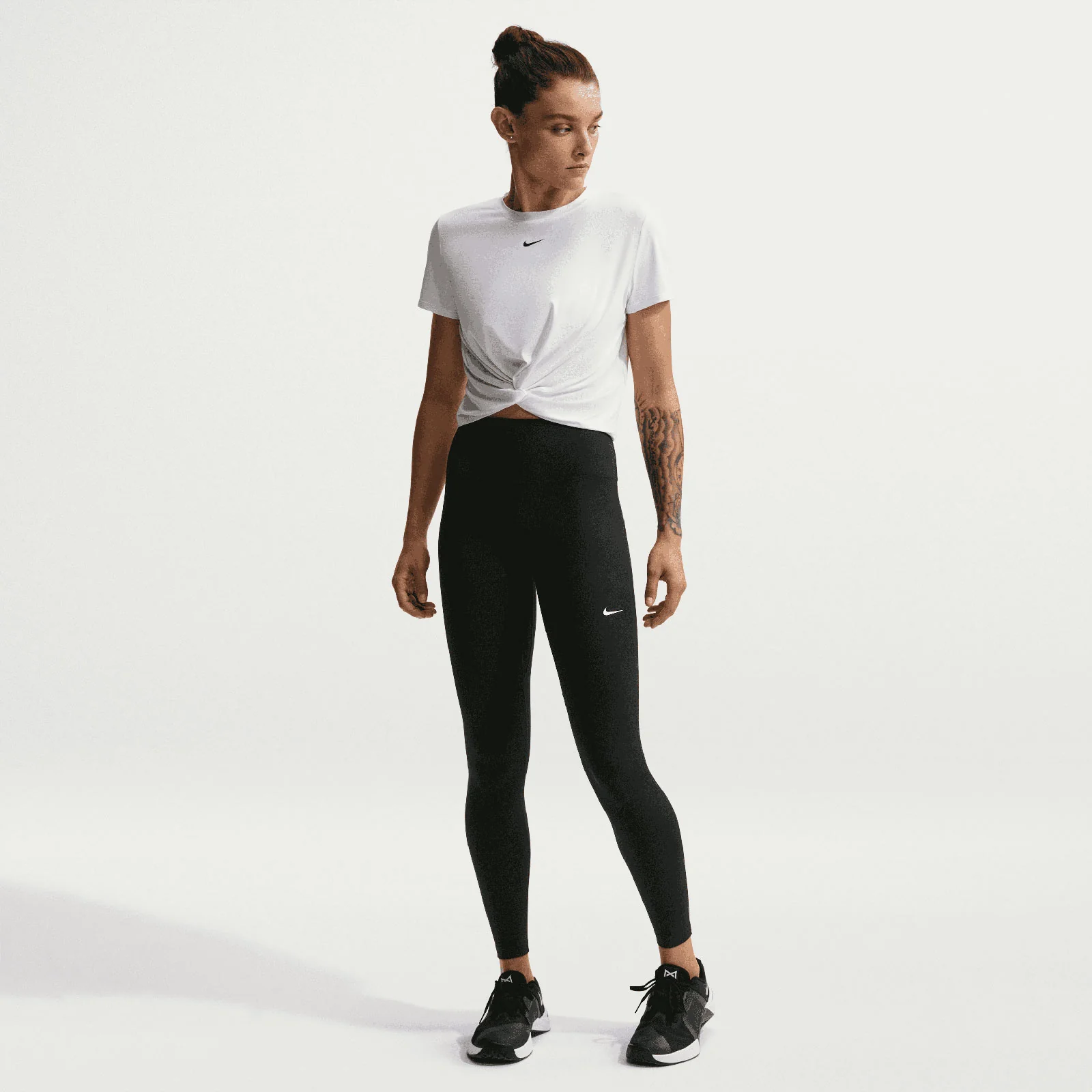 Nike One Seamless Front Womens High-Waisted Full-Length Leggings - Image 8