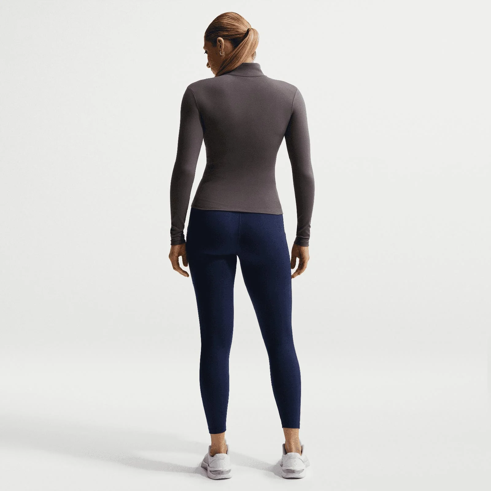 Nike One Fitted Womens Dri-FIT Full-Zip Jacket - Image 7