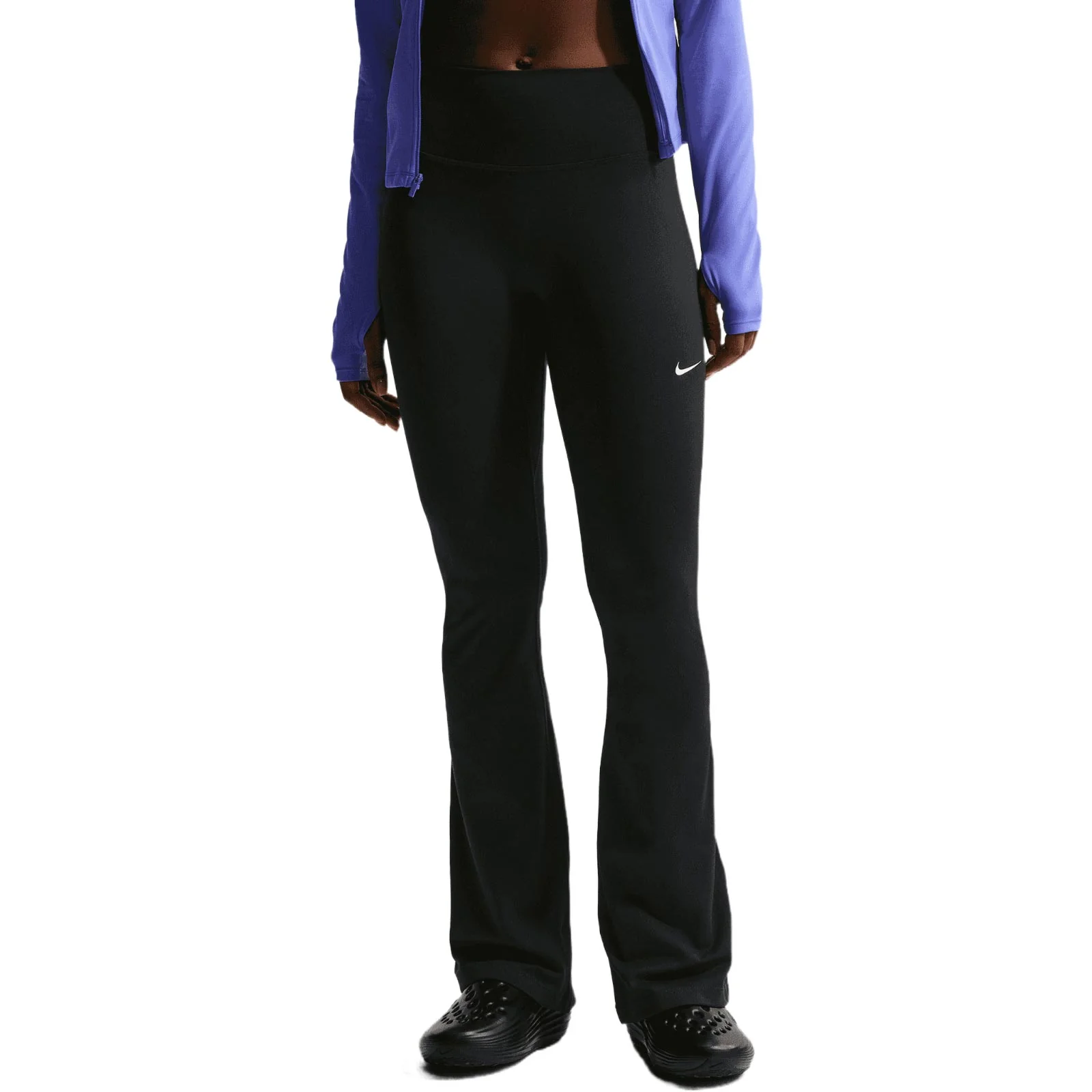 Nike One Womens High-Waisted Flared Leggings