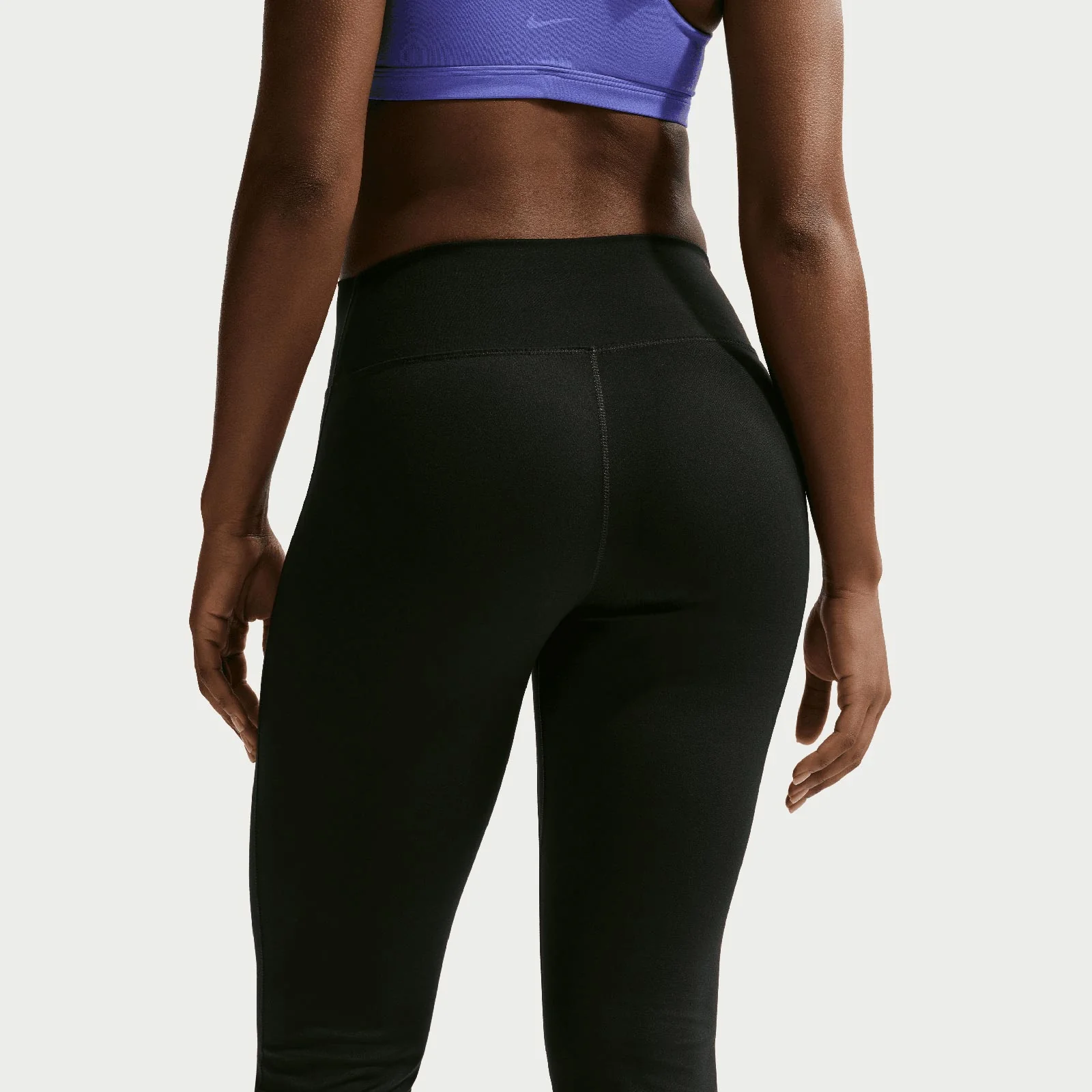 Nike One Womens High-Waisted Flared Leggings - Image 4