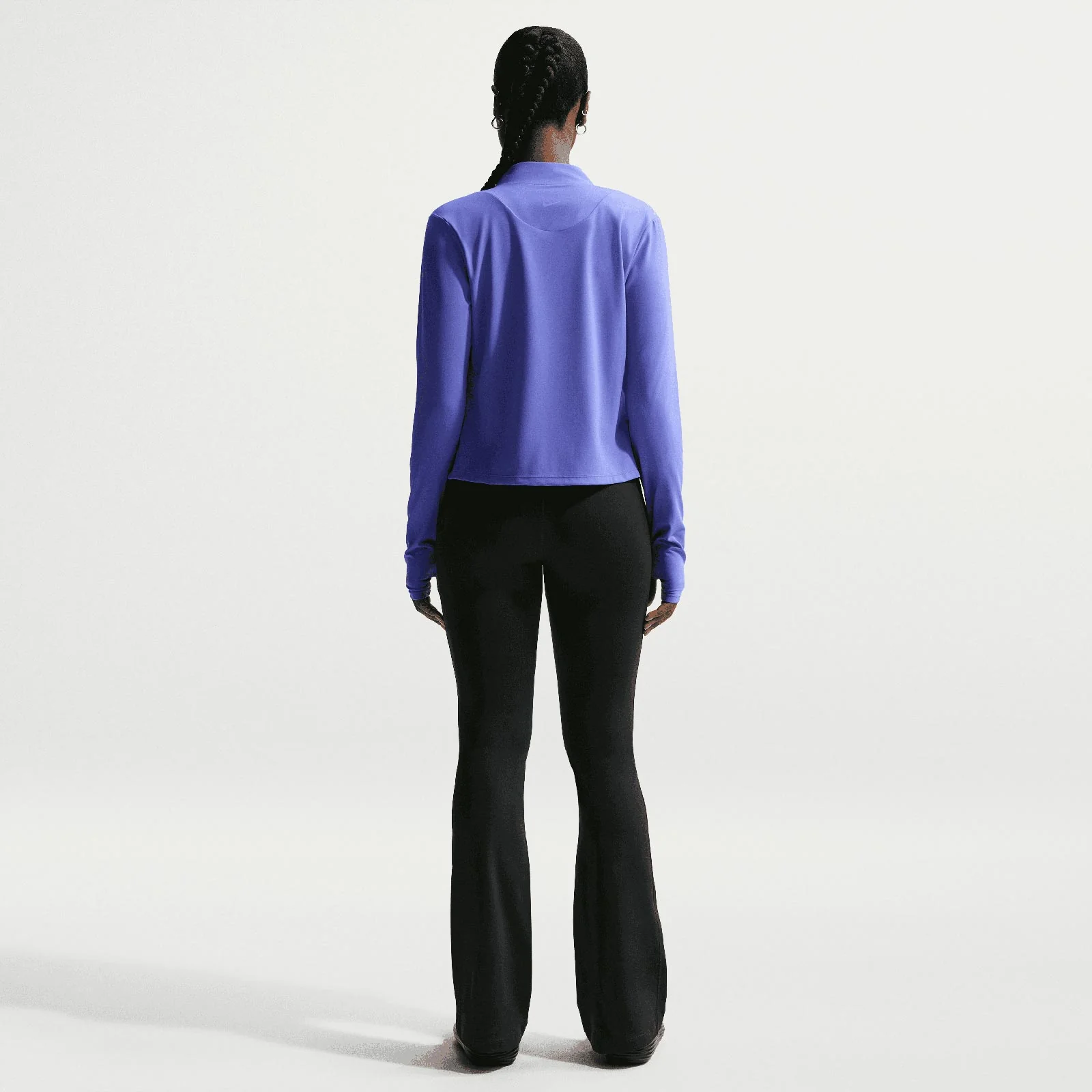 Nike One Womens High-Waisted Flared Leggings - Image 8