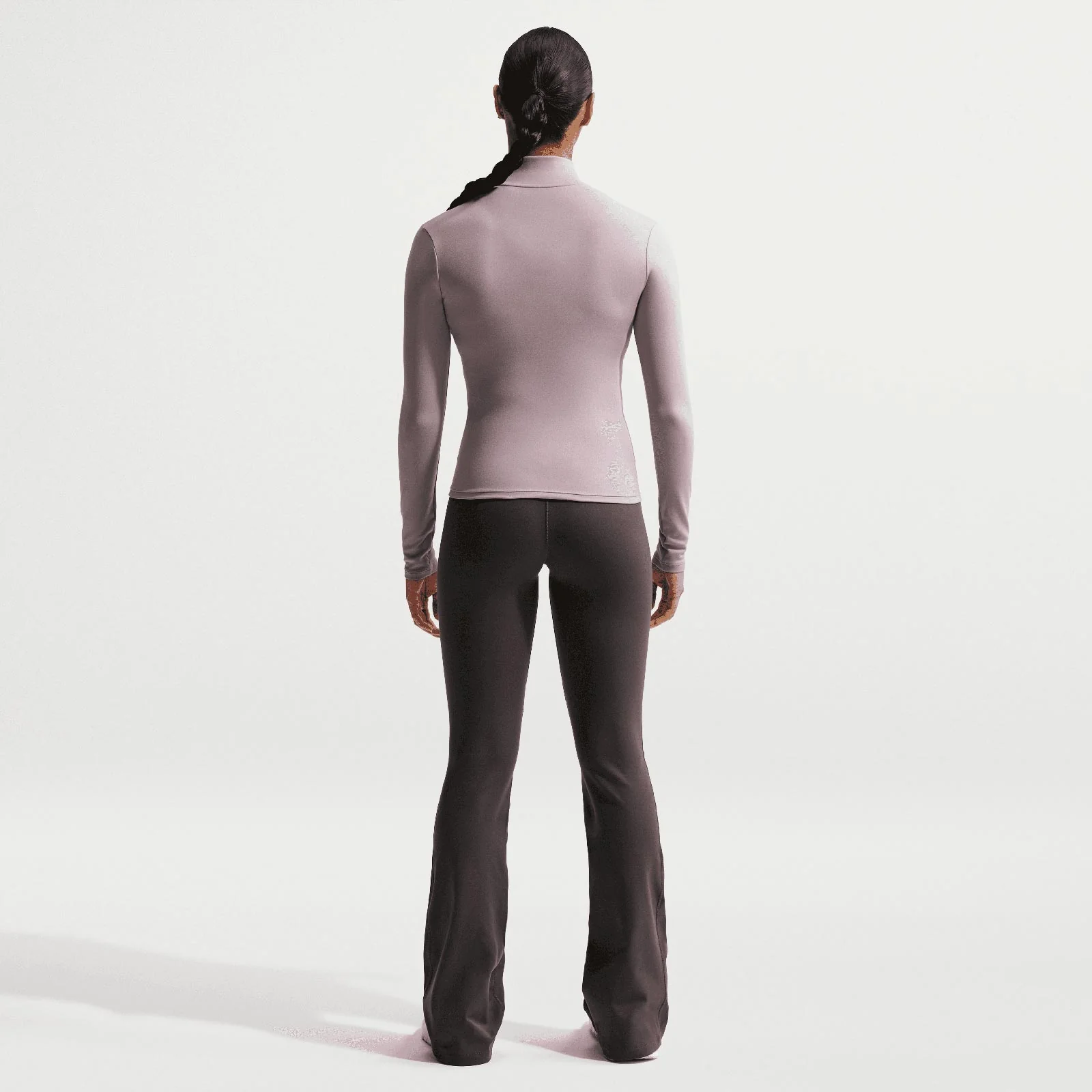 Nike One Womens High-Waisted Flared Leggings - Image 8