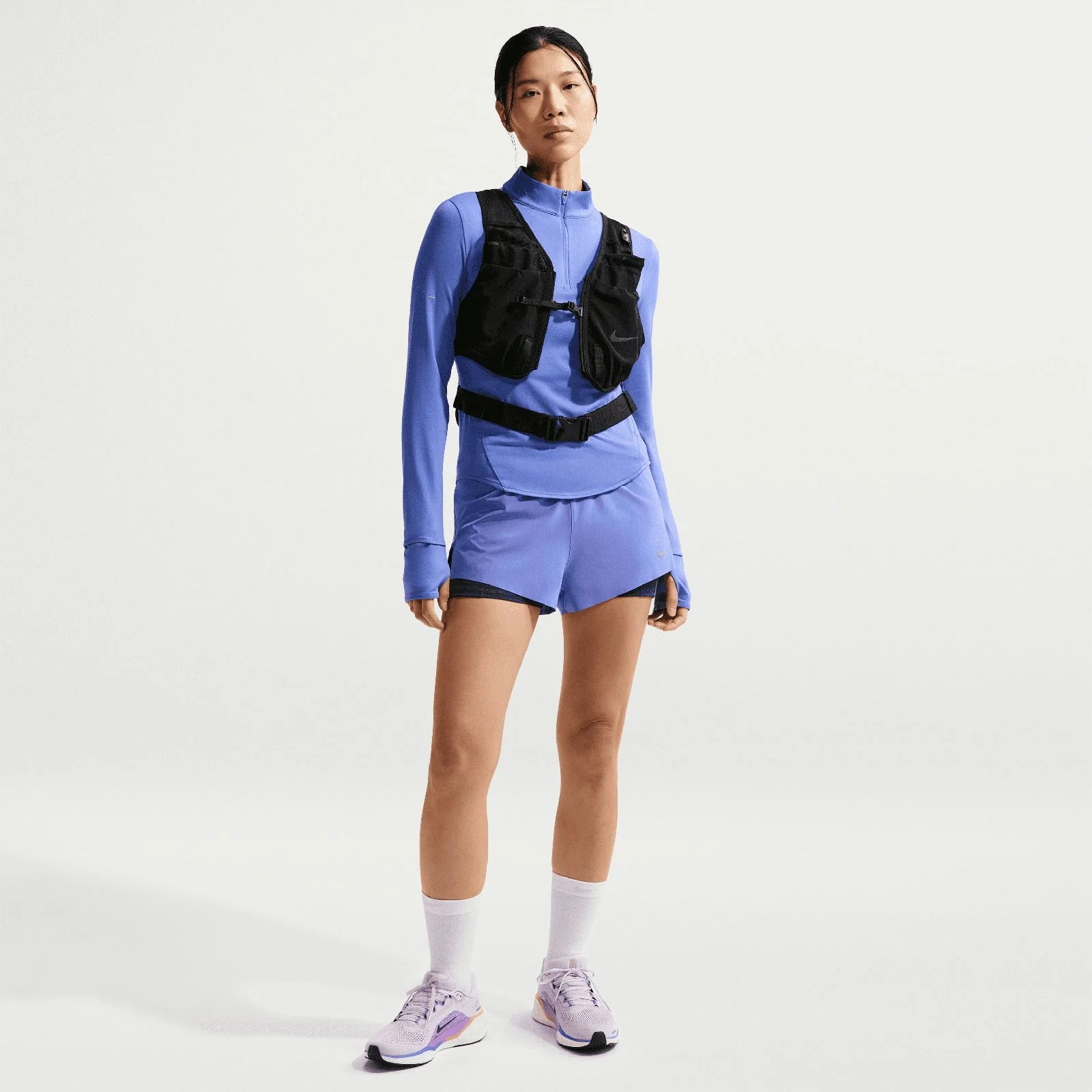 Nike Swift Womens Dri-FIT Mid-Rise 2-in-1 Running Shorts - Image 4