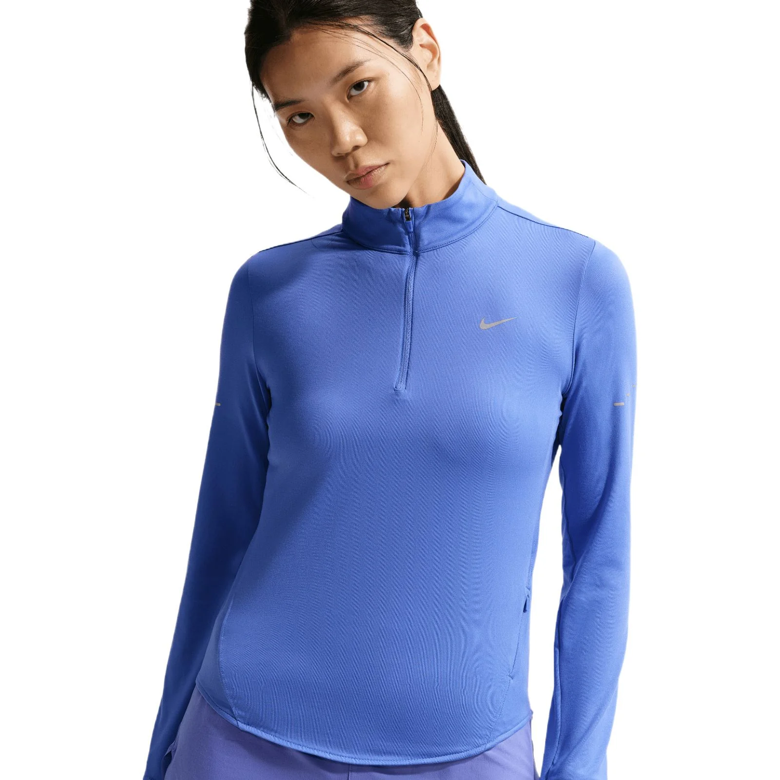 Nike Swift Womens Dri-FIT UV 1/4-Zip Running Top