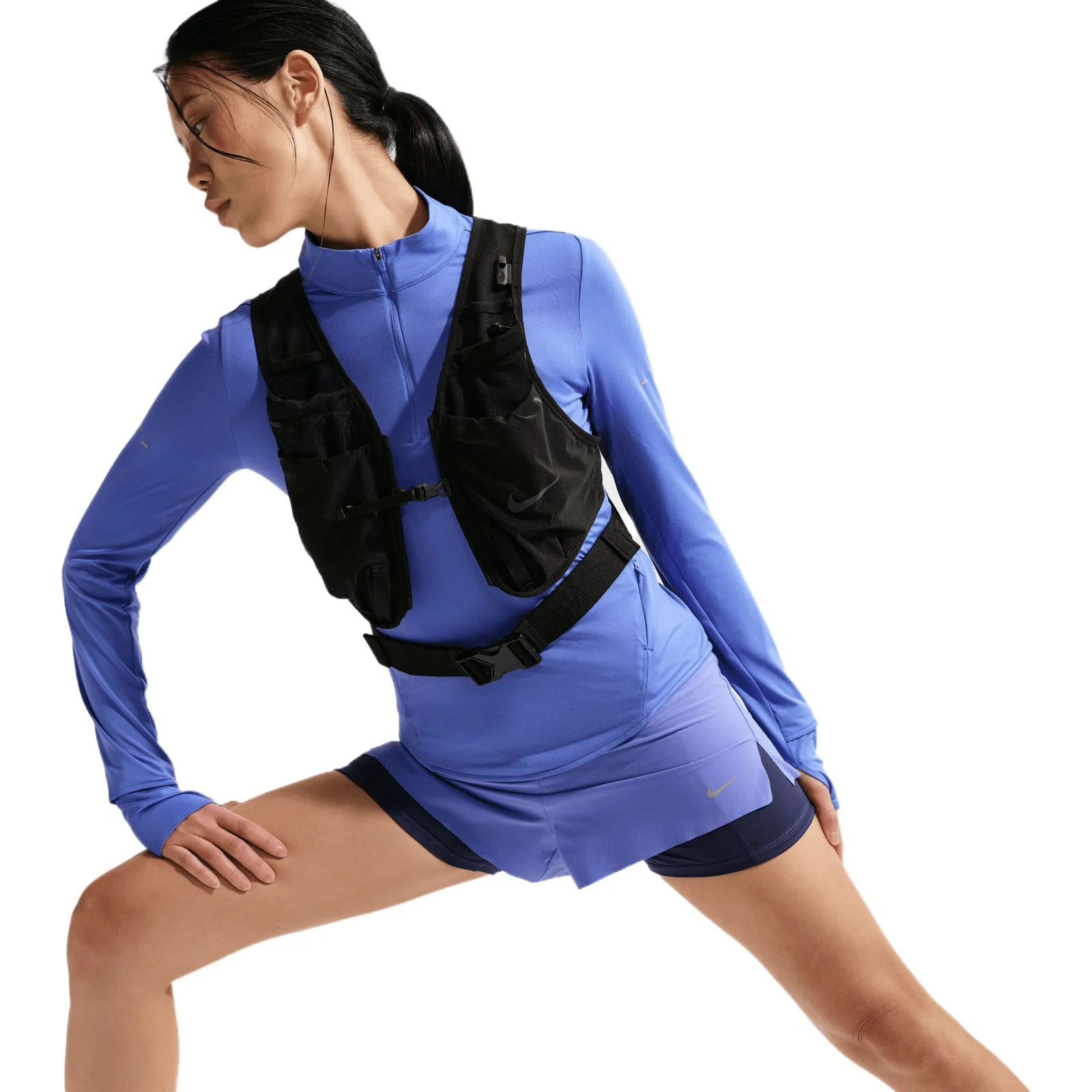 Nike Swift Womens Dri-FIT UV 1/4-Zip Running Top - Image 3