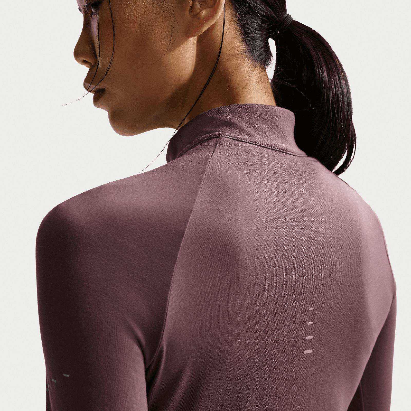 Nike Swift Womens Dri-FIT UV Half-Zip Running Top - Image 4