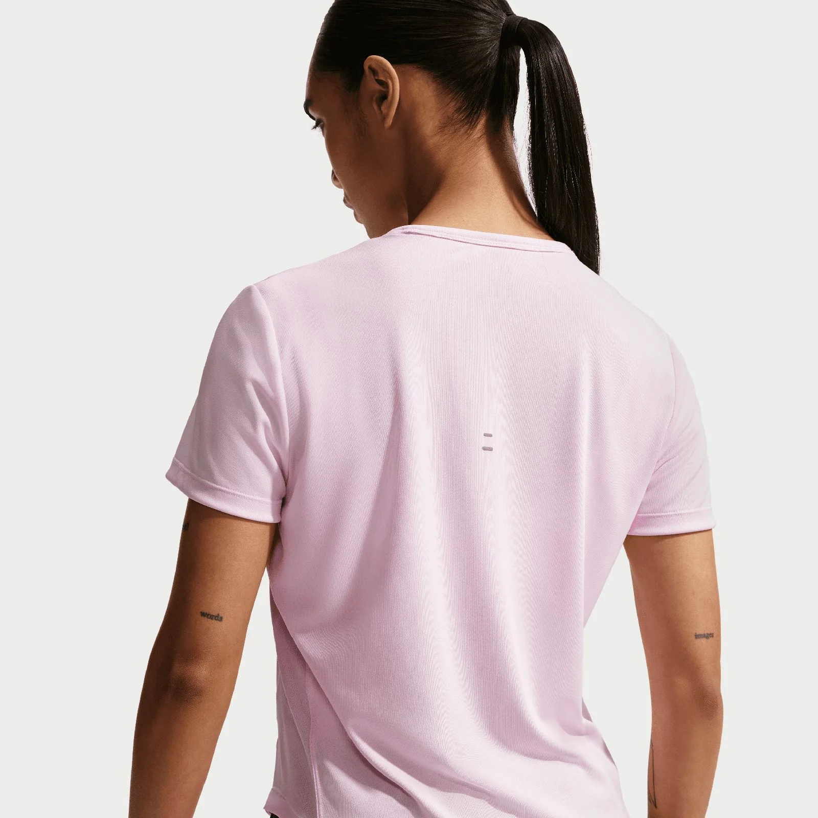 Nike Tempo Womens Dri-FIT Short-Sleeve Running Top - Image 4