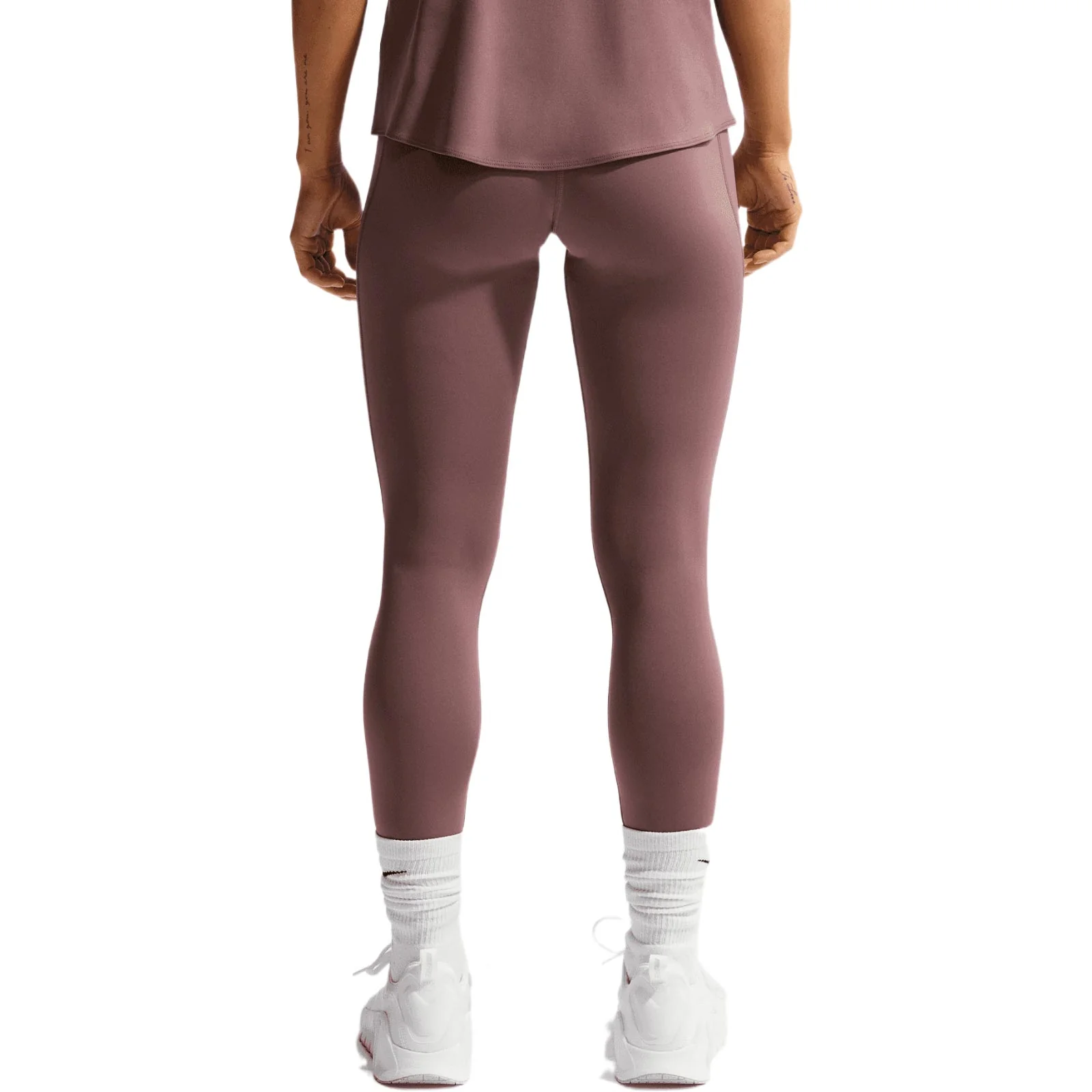 Nike Pro Womens Mid-Rise Full-Length Leggings - Image 2